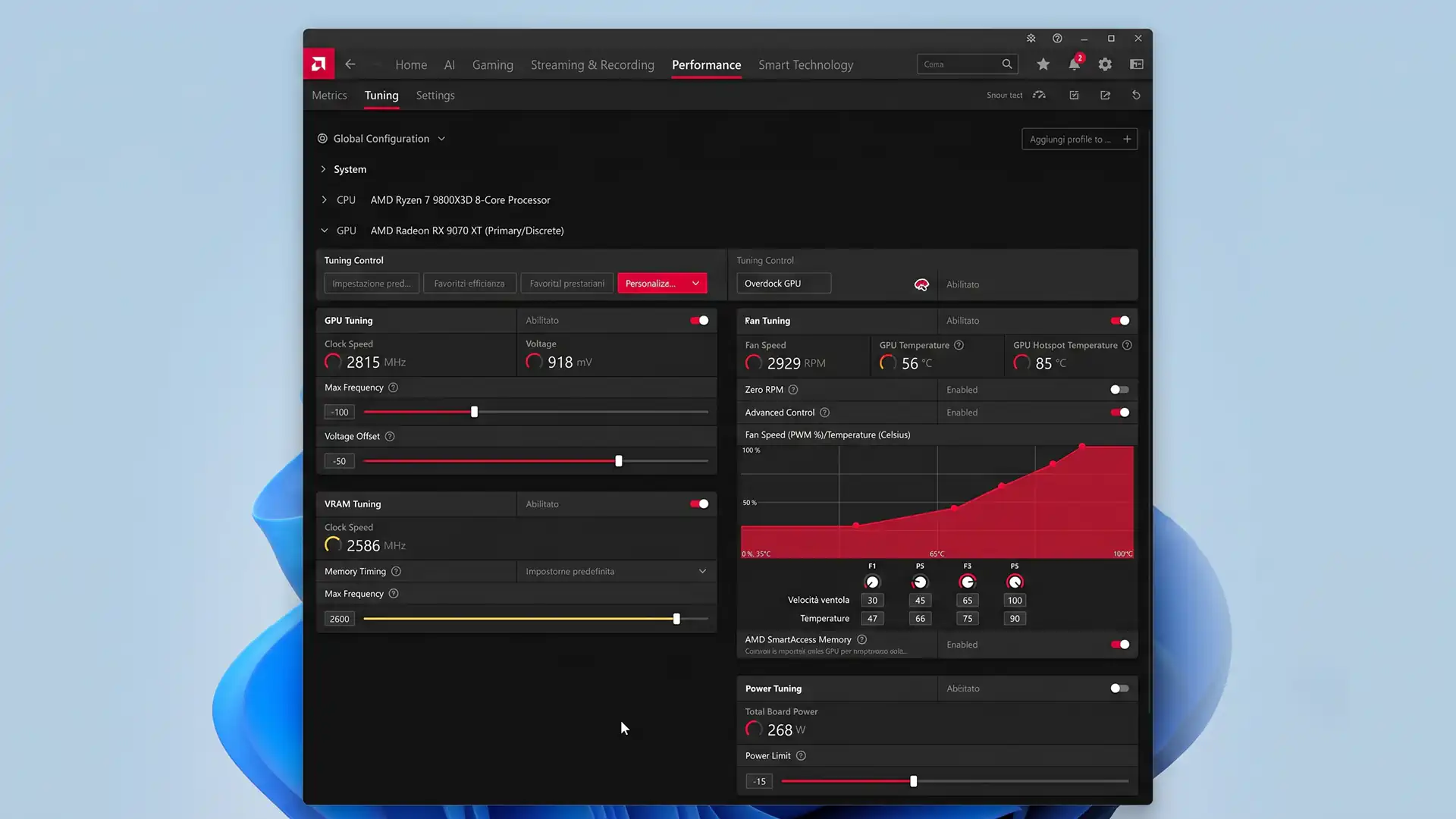 Нагрев Hotspot на Radeon RX 9070 XT остался высоким даже после андервольтинга