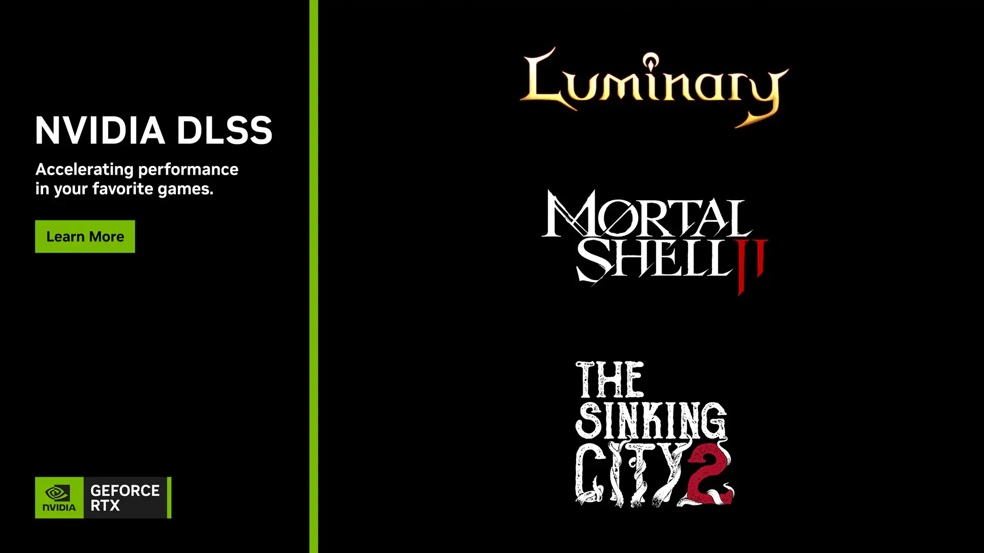 Новые релизы Mortal Shell II и The Sinking City 2 получили поддержку DLSS 4.5