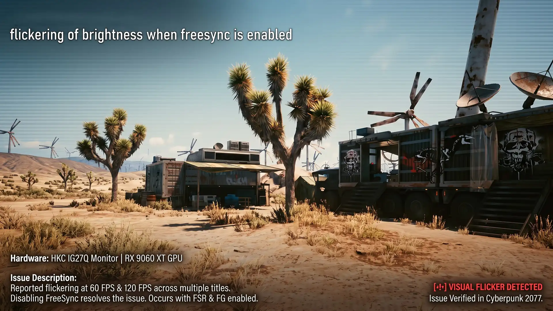 Мониторы с AMD Radeon мерцают при включенном FreeSync из-за скачков FPS