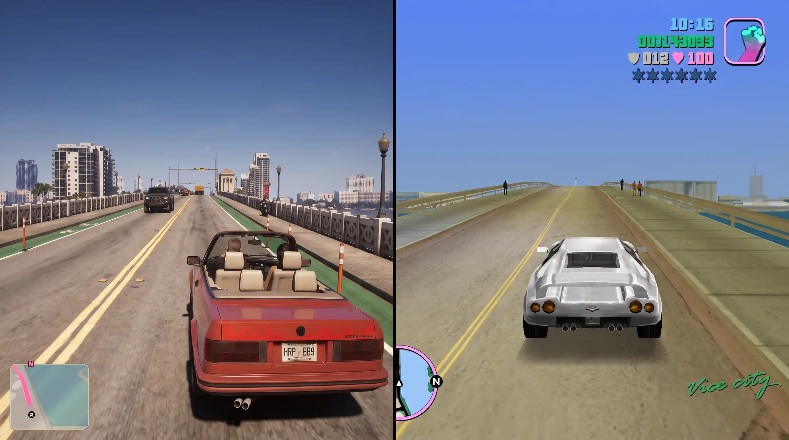 Знакомый мост из Vice City вернулся в обновленном виде в Grand Theft Auto VI