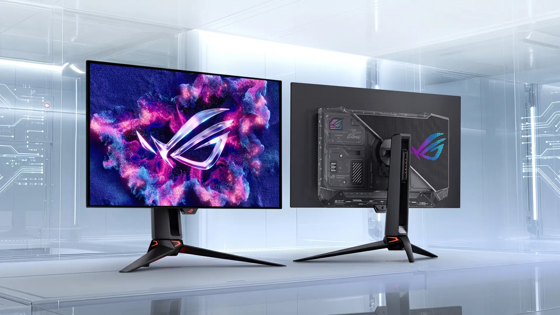 Компания ASUS выпустила новые игровые мониторы ROG Swift на базе панелей Tandem RGB OLED