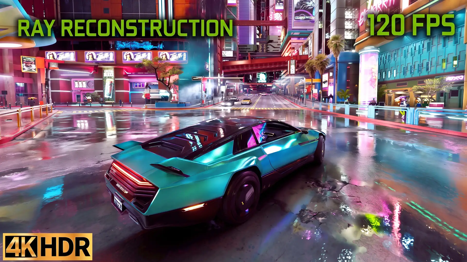 Графика Cyberpunk 2077 с трассировкой пути достигла 120 кадров при обновлении Ray Reconstruction