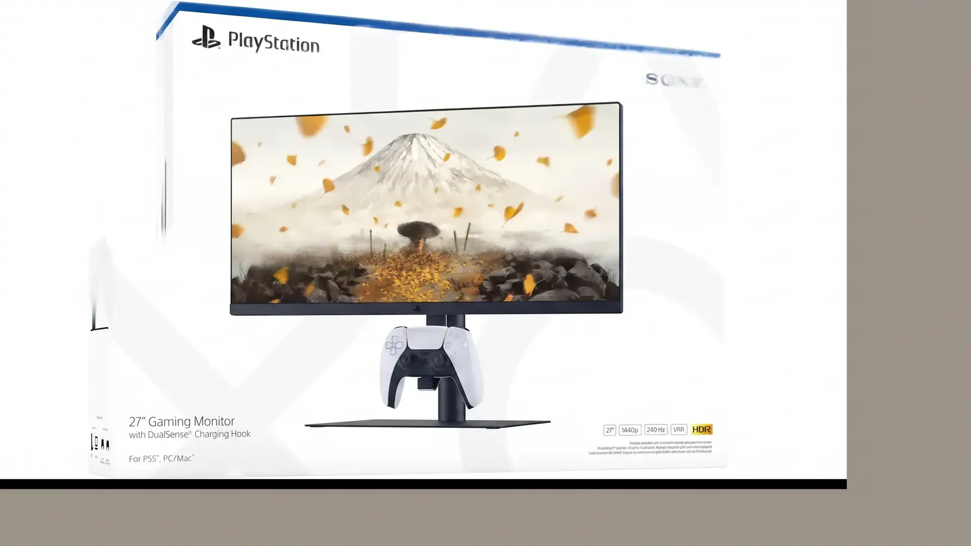 2K монитор PlayStation с поддержкой 240 Гц и зарядкой геймпада появился в магазинах