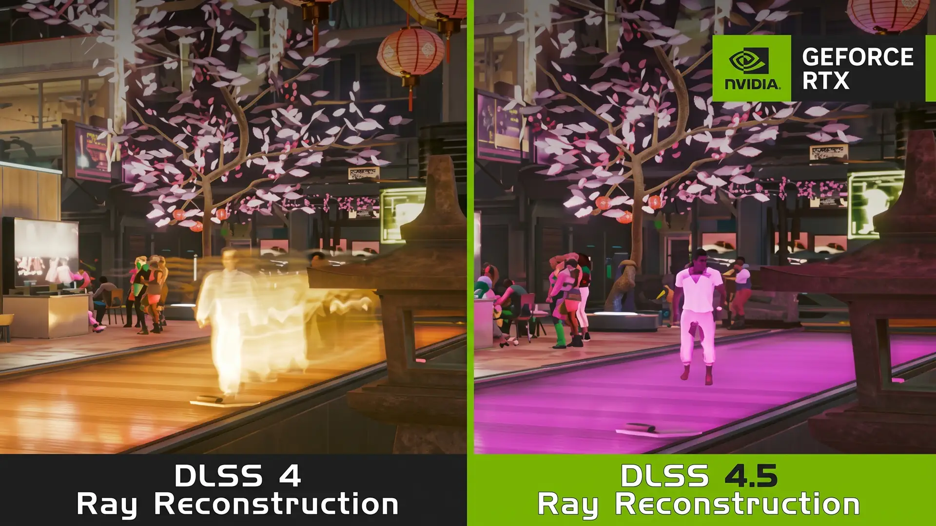 Профиль DLSS 4.5 Preset F устраняет шлейфы и стабилизирует отражения в сложных сценах