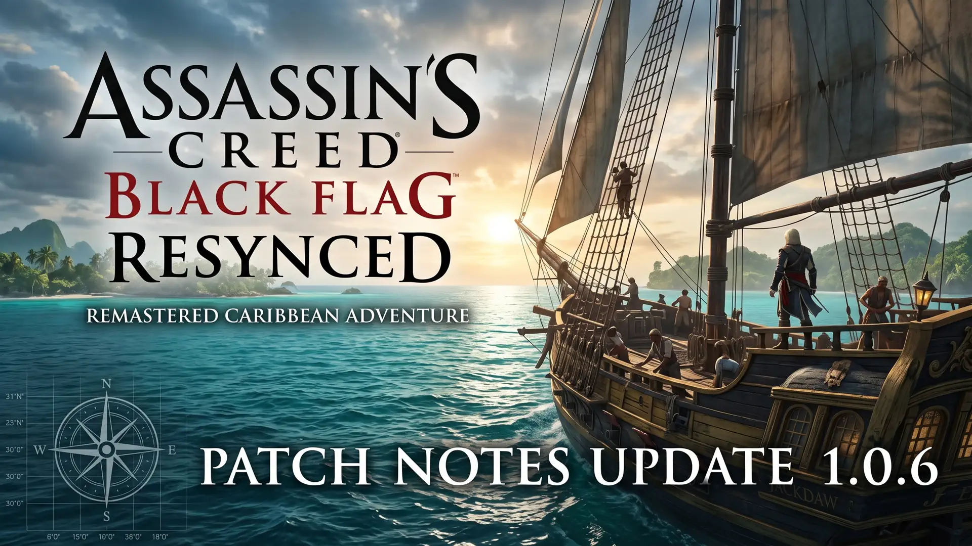 Вышло обновление 1.0.6 для Assassin’s Creed Black Flag Resynced