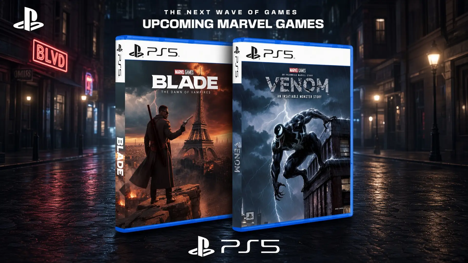 Слухи о релизе экшенов Marvel Venom и Marvel Blade