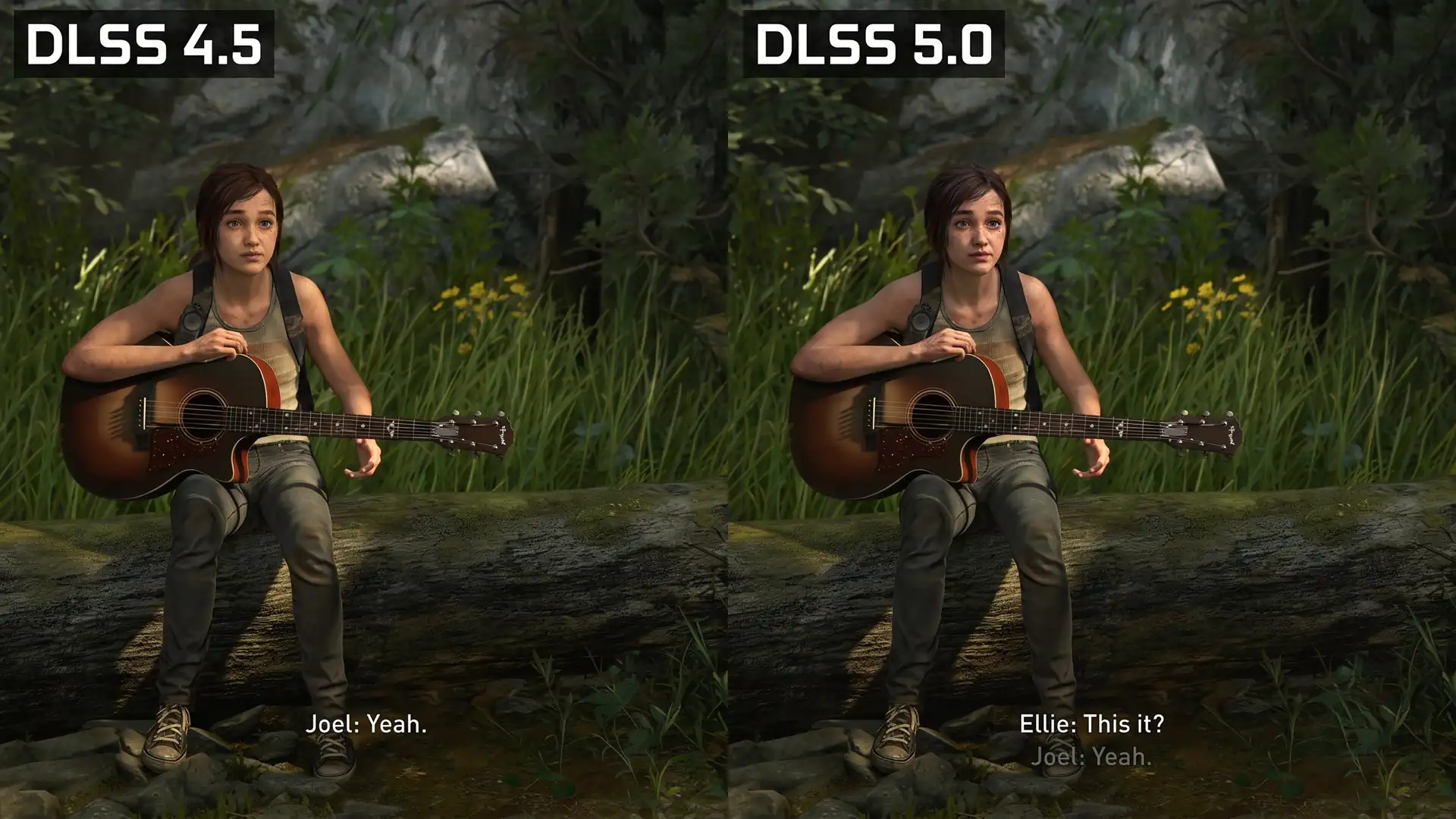 Сравнение технологий DLSS 5 и DLSS 4.5 в The Last of Us Part II Remastered