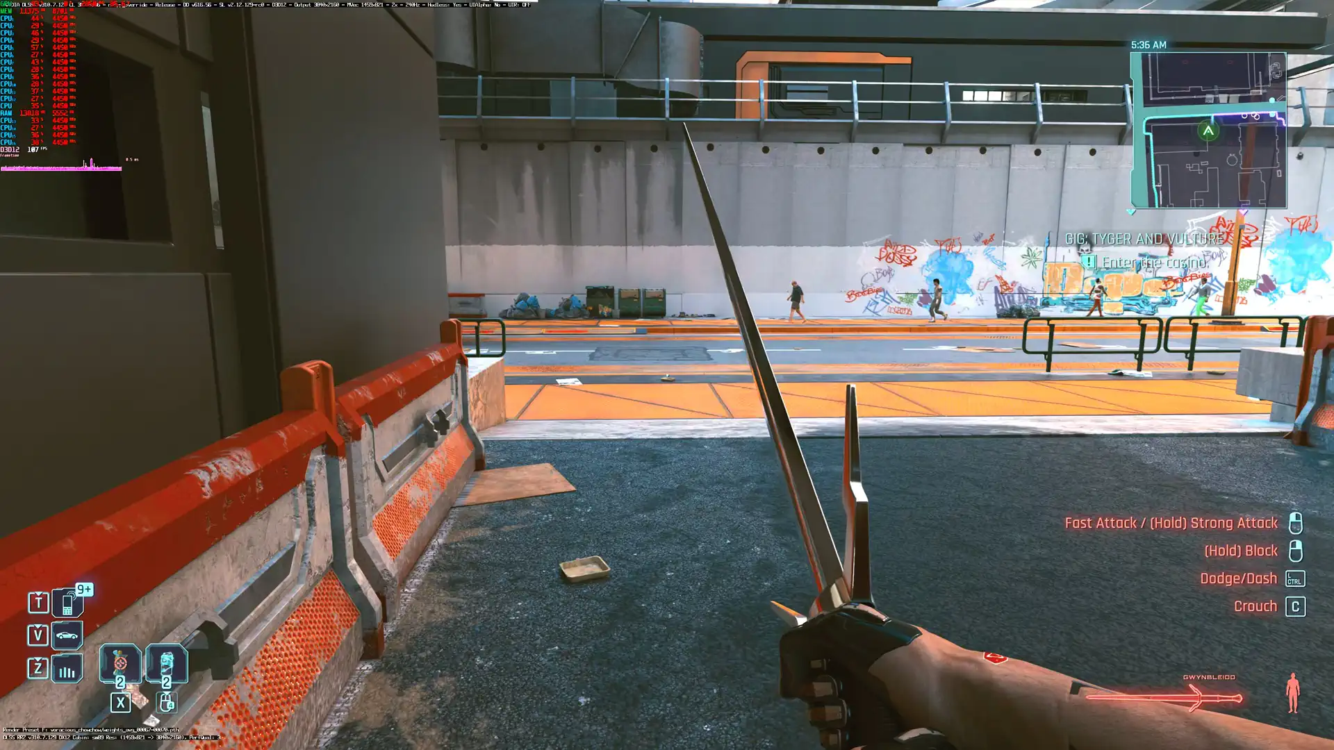 Тестирование Cyberpunk 2077 с DLSS 4.5 Ray Reconstruction выдает 107 FPS в разрешении 4K