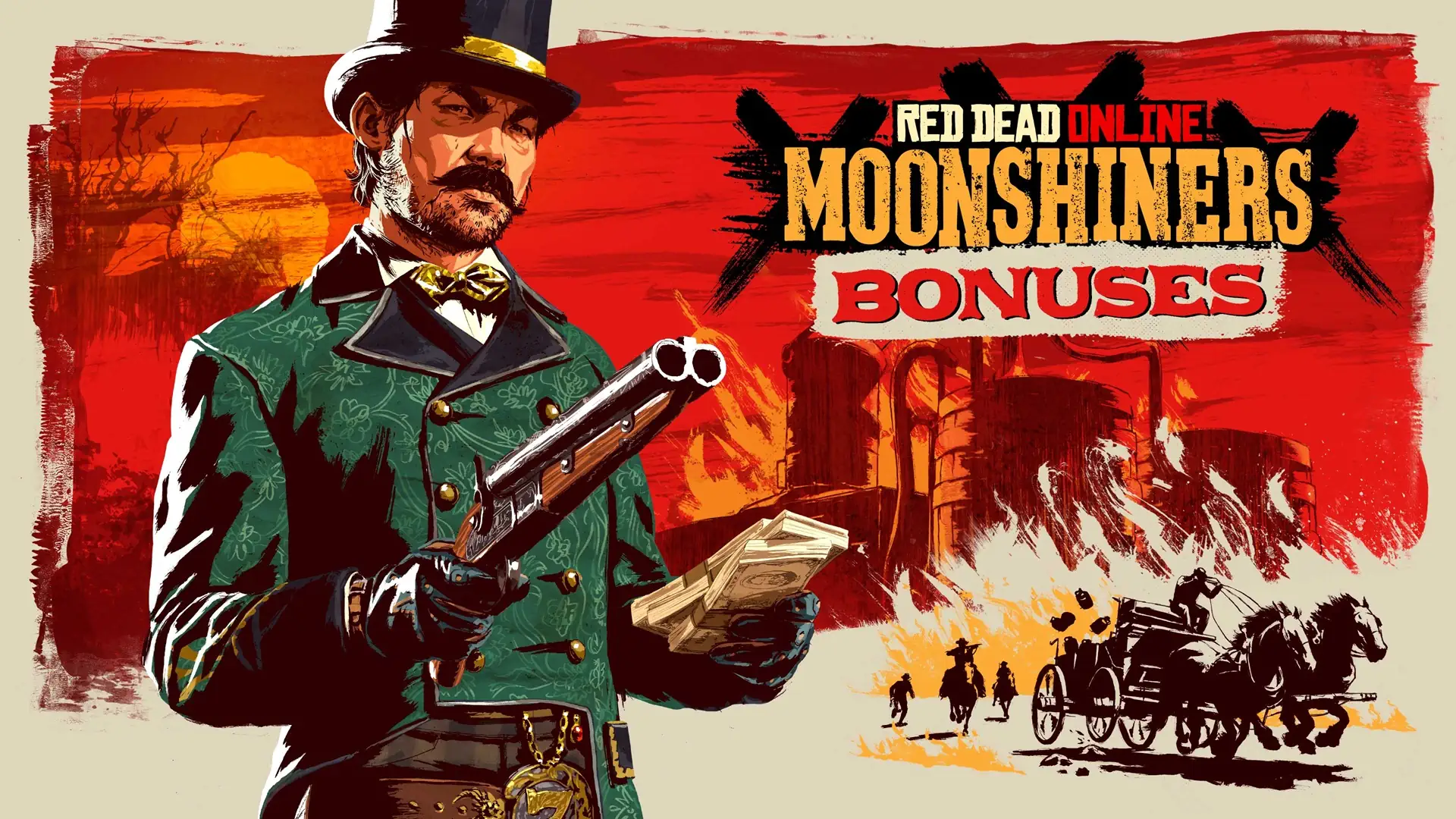 В сетевом режиме Red Dead Online стартовал месяц тройных наград для самогонщиков