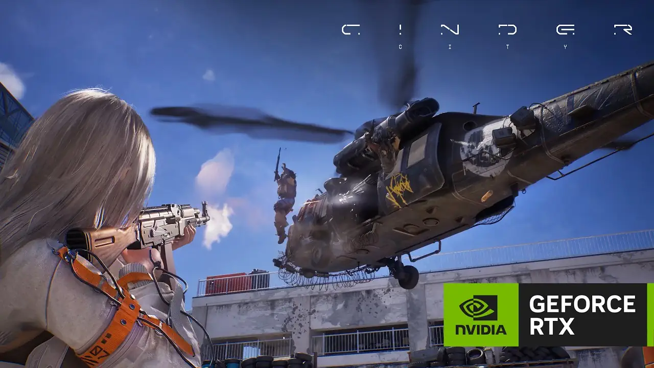 Cinder City объединит технологии DLSS 4.5 и аппаратную трассировку лучей