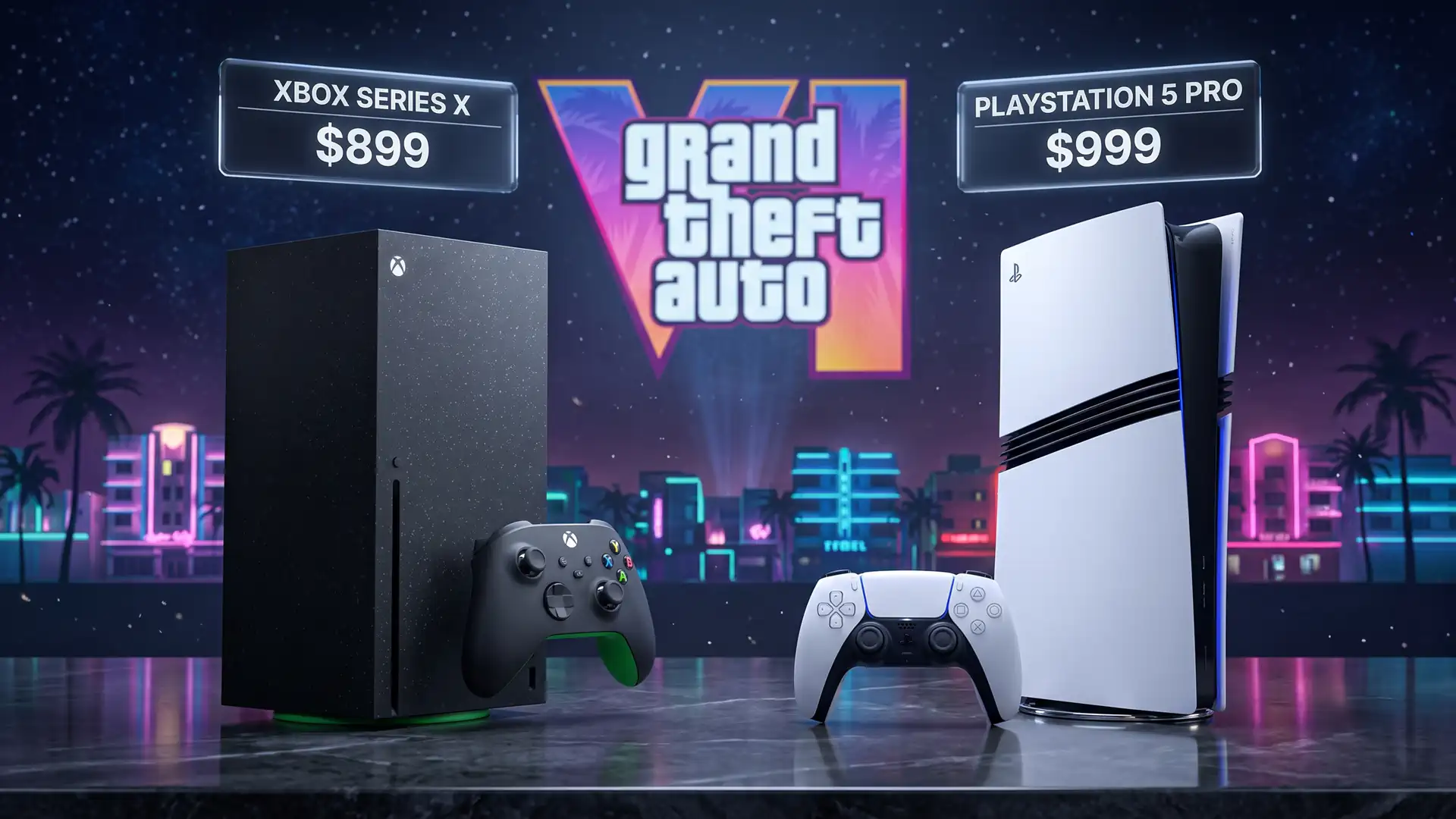 К релизу GTA 6 консоли Xbox Series X могут подорожать до $899, а PlayStation 5 Pro до $999