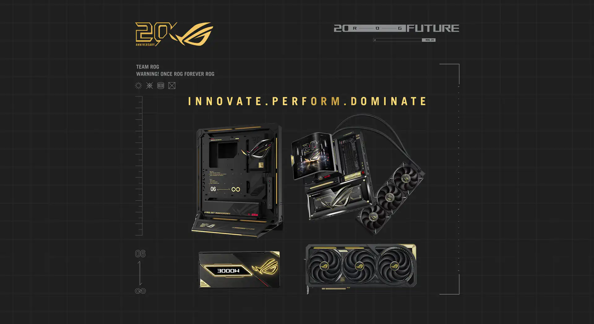 Юбилейный комплект ASUS ROG Edition 20 поступила в продажу за $10000