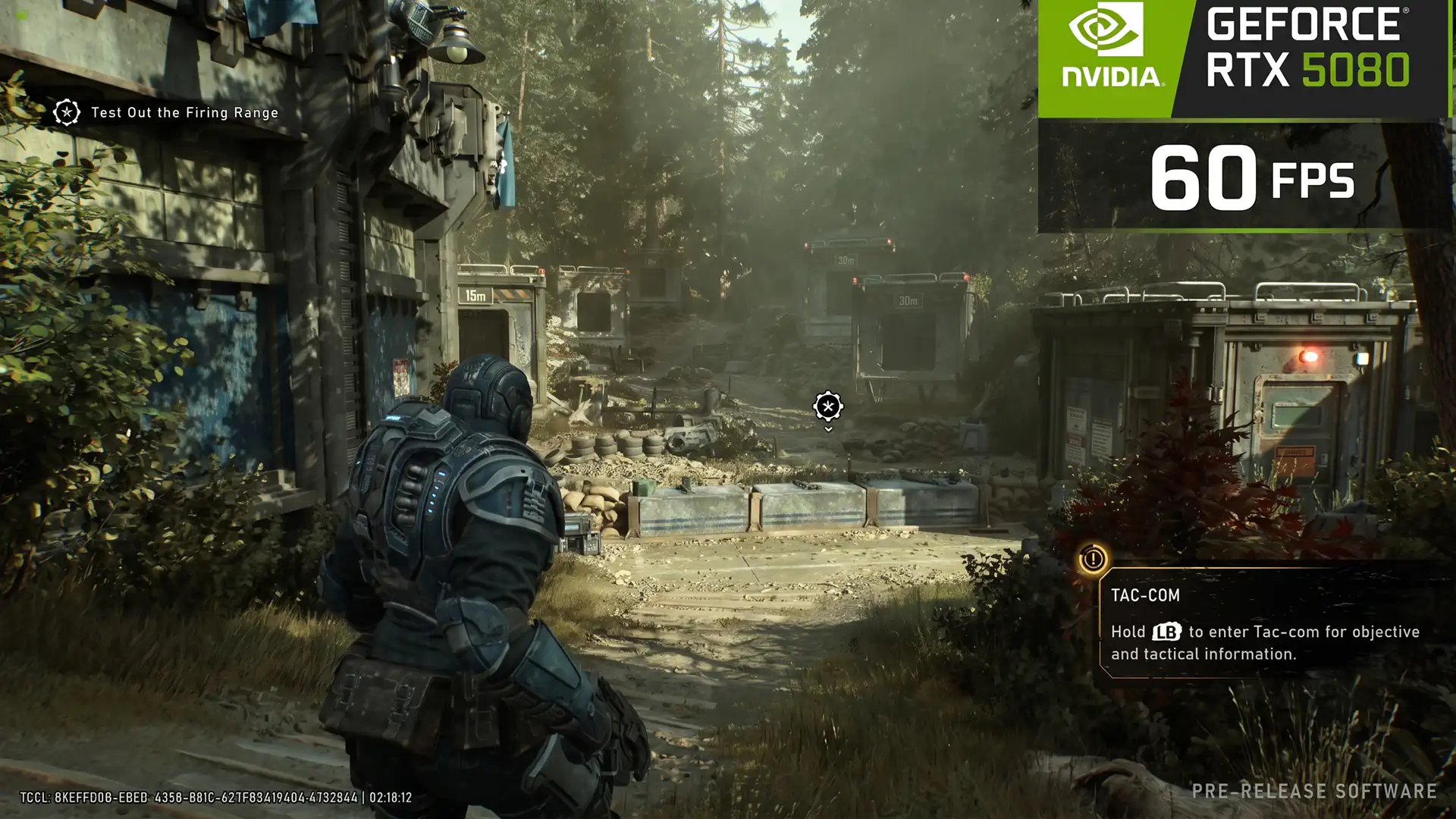 Gears of War E Day работает в 4K при 60 FPS на GeForce RTX 5080 с DLSS