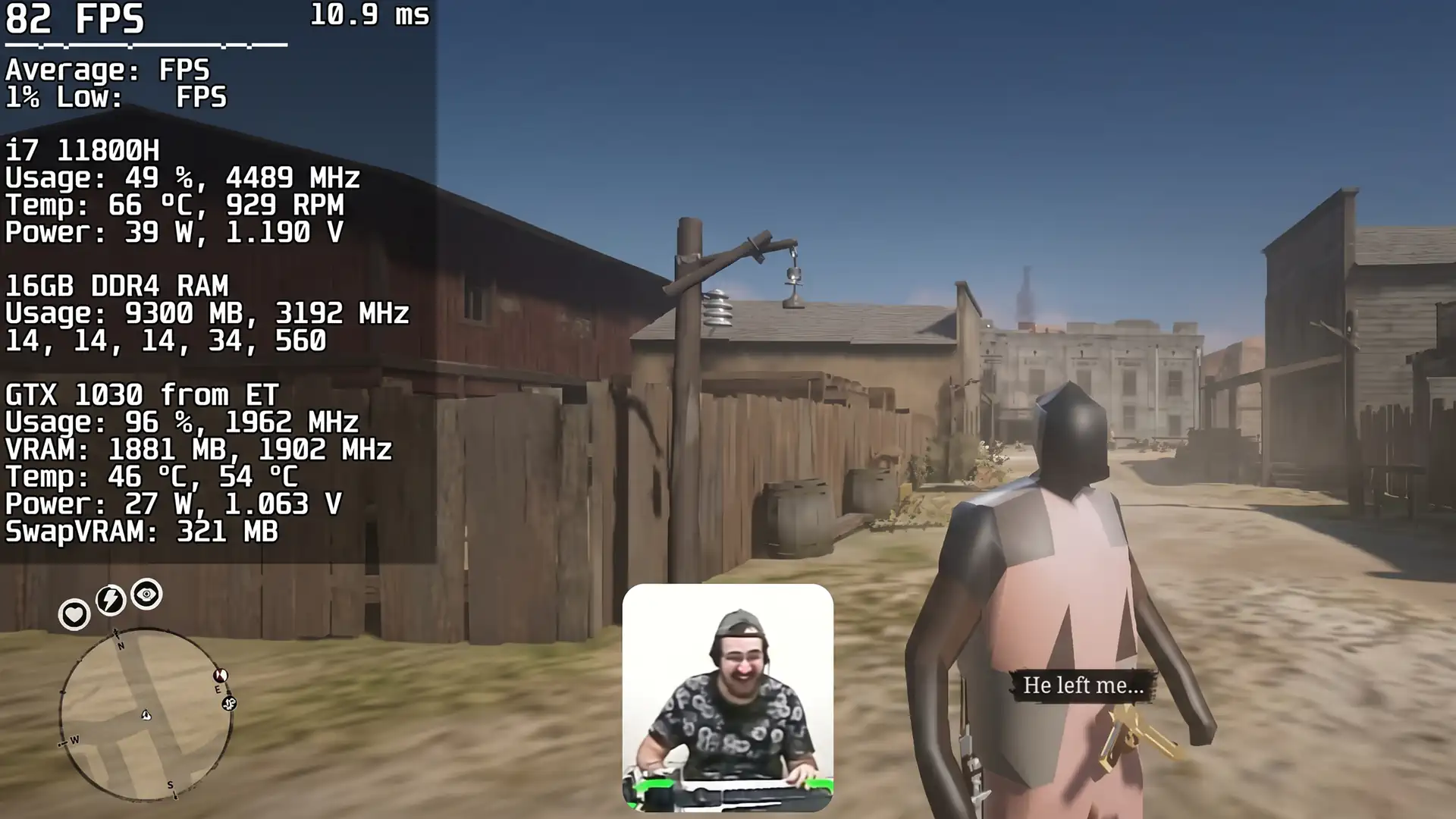 Red Dead Redemption 2 запустили на GT 1030 в 80 FPS  с ужасно урезанной графикой