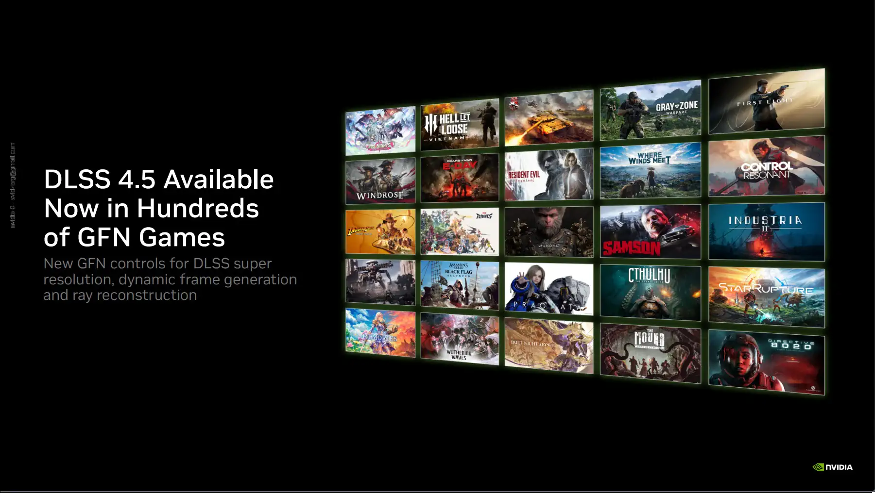 В GeForce NOW появились динамическая генерация кадров и реконструкция лучей DLSS 4.5