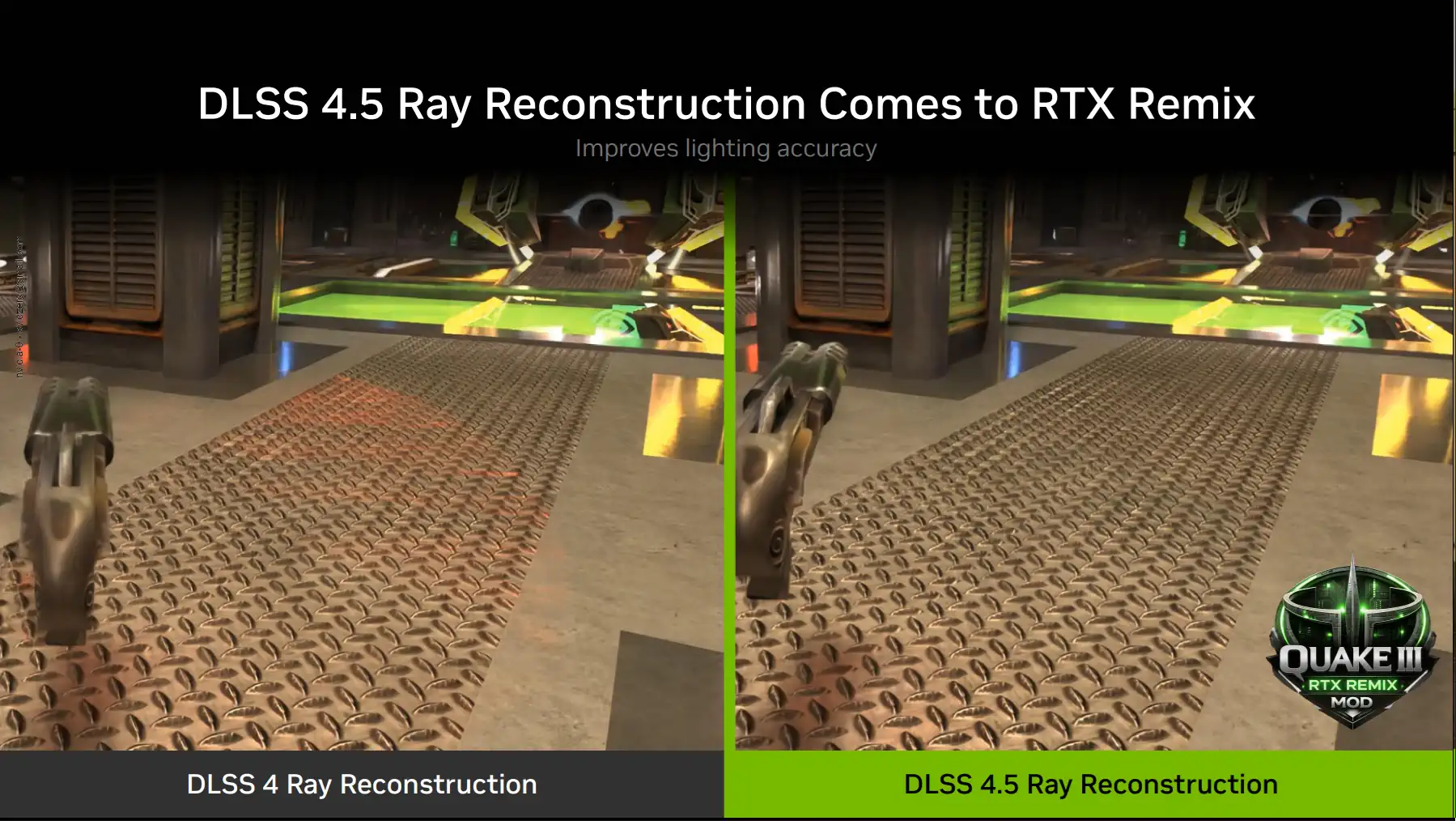 Технология DLSS 4.5 Ray Reconstruction интегрирована в платформу NVIDIA RTX Remix