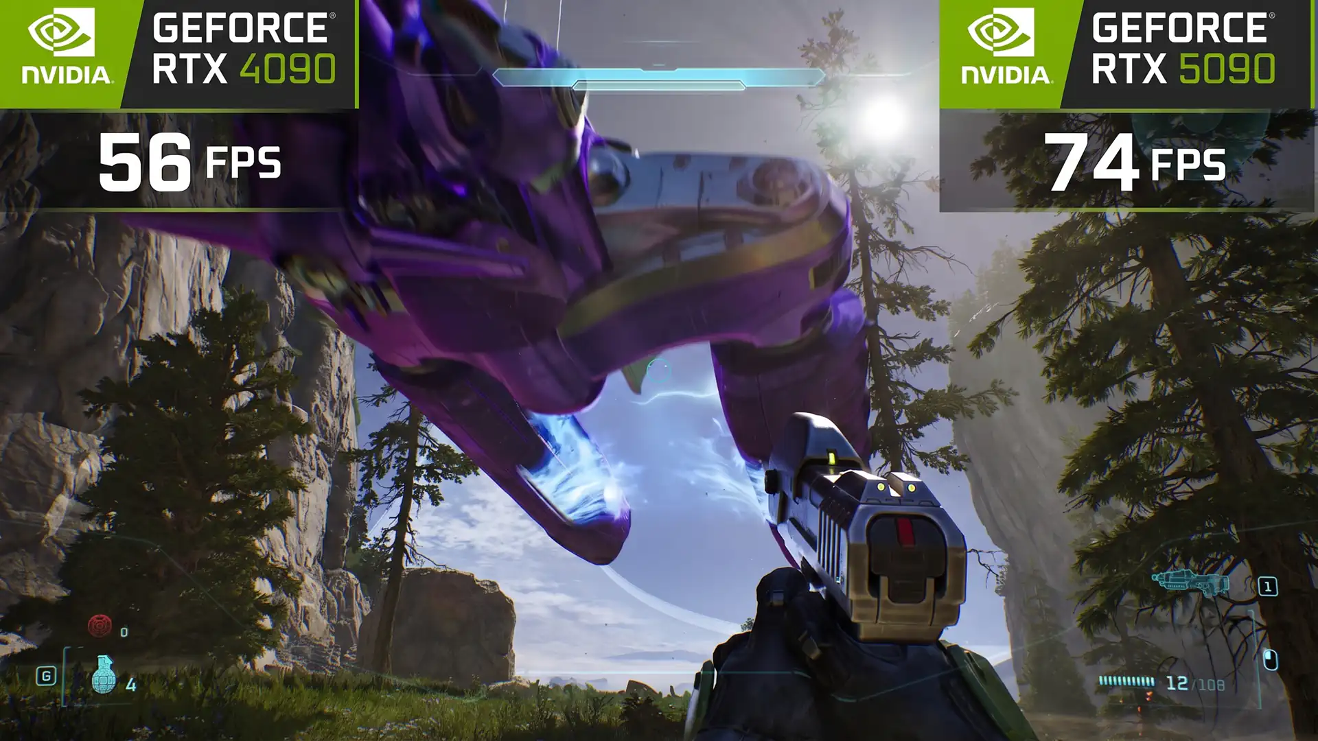 Только RTX 5090 обеспечила стабильные 60 FPS в 4K в Halo Campaign Evolved