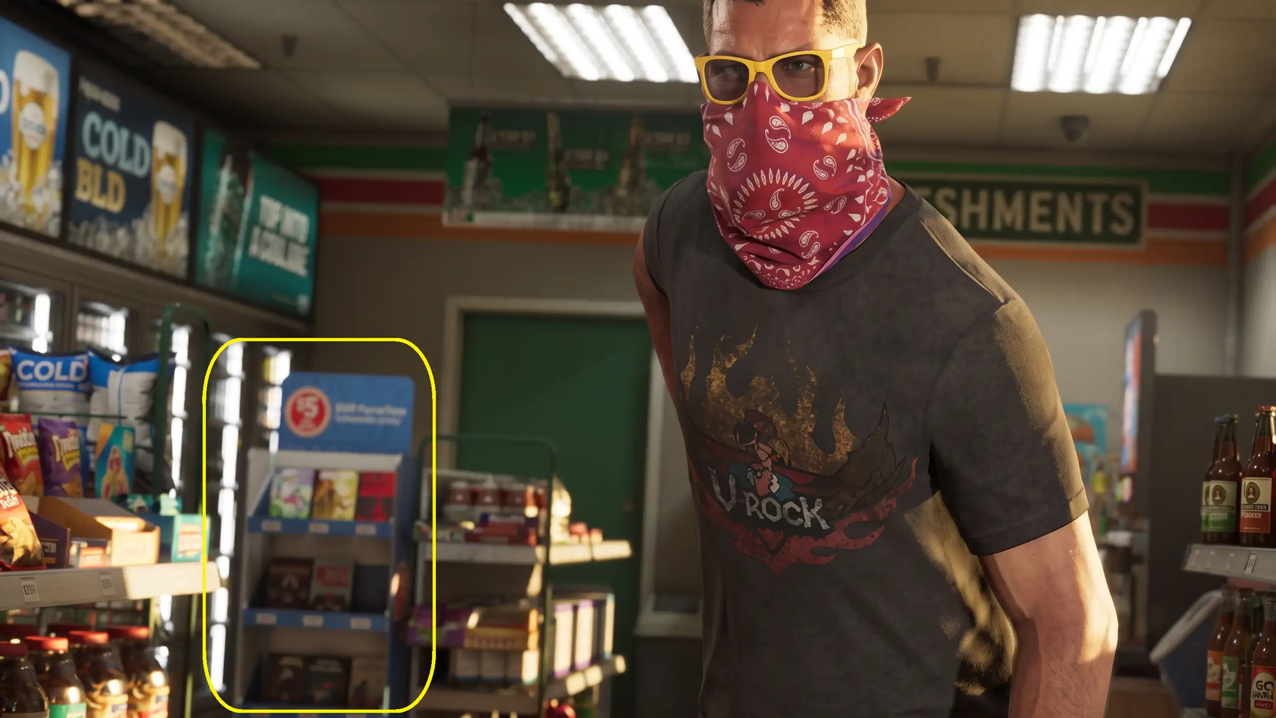 В Grand Theft Auto 6 заметили стеллажи с дисками DVD