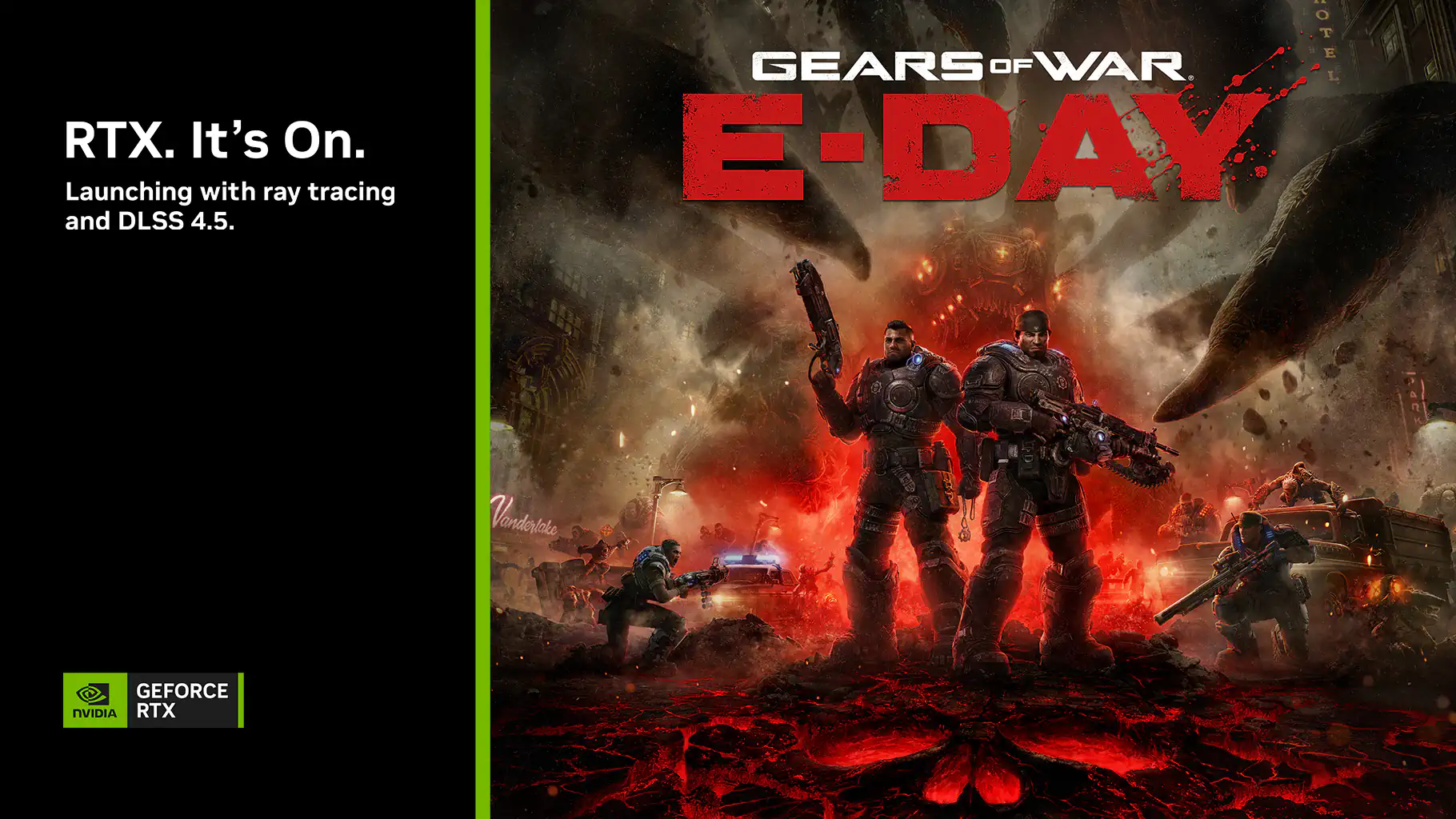 Gears of War E Day выйдет 6 октября с поддержкой DLSS 4.5 и трассировки лучей