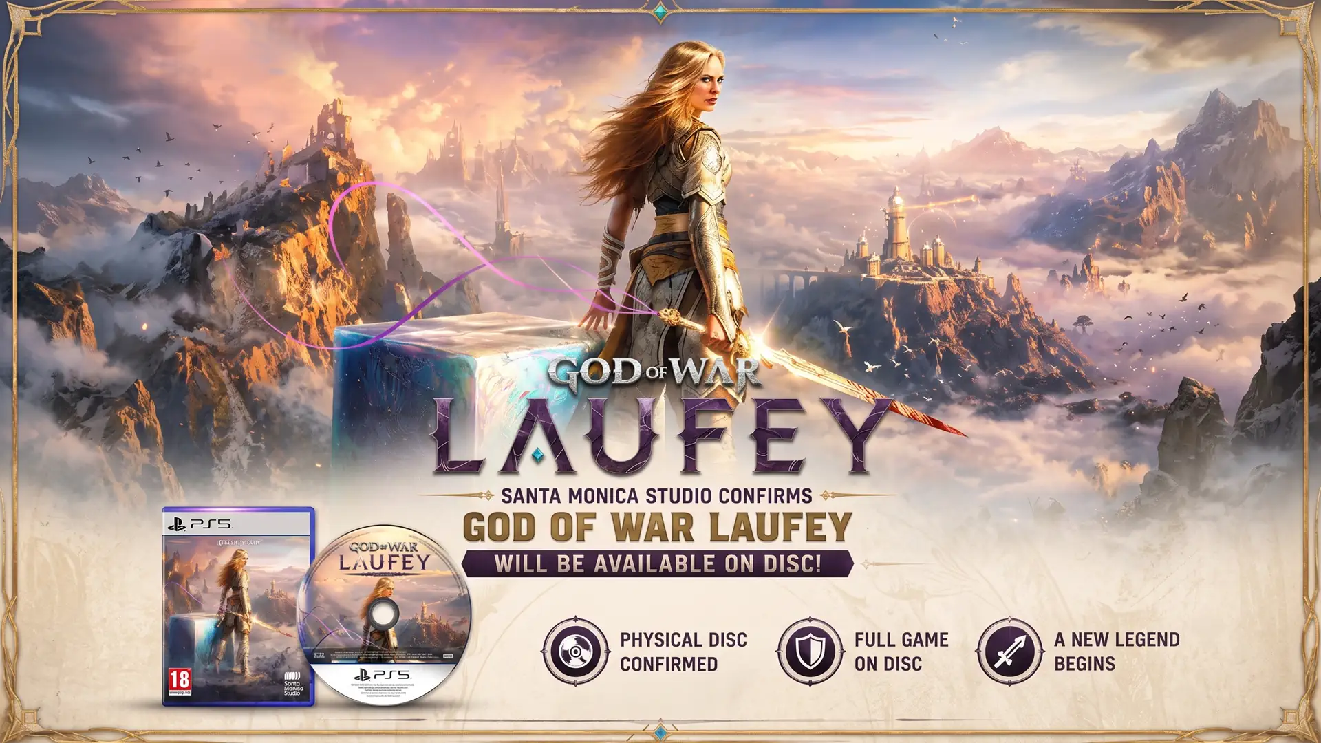 God of War Laufey выйдет на дисках вопреки новой политике PlayStation