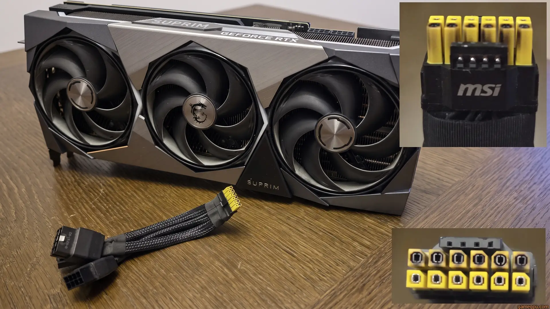 Видеокарта MSI GeForce RTX 5080 SUPRIM SOC пострадала от оплавления комплектного переходника