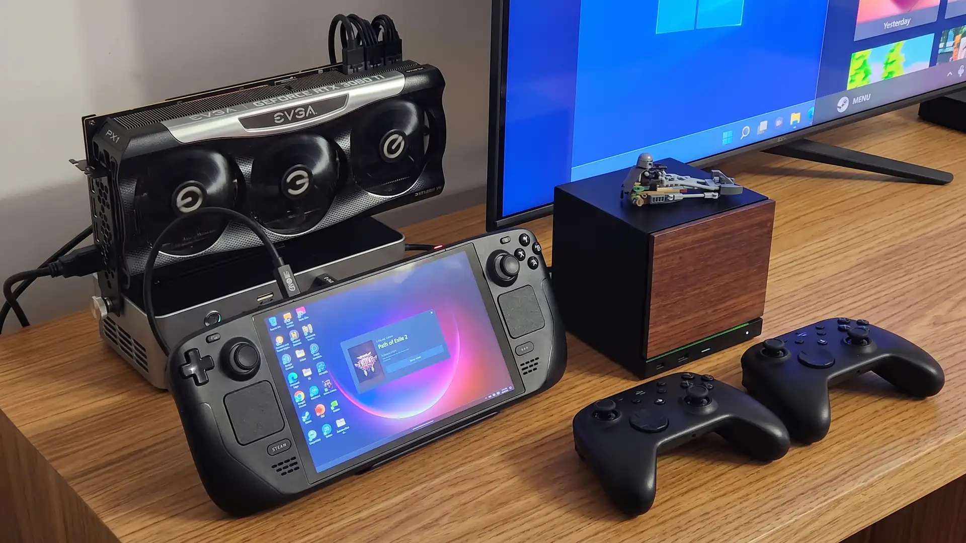 Сравнение связки Legion Go с eGPU на RTX 3080 Ti и Steam Machine
