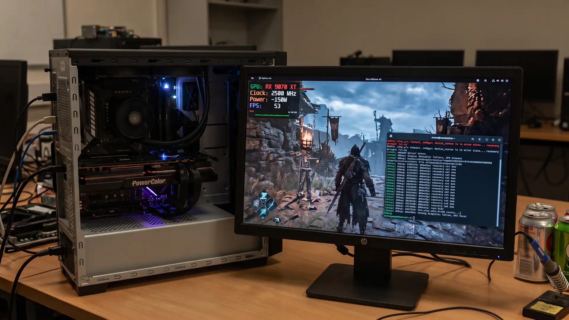 Видеокарта Radeon RX 9070 XT теряет до 70% производительности на Linux