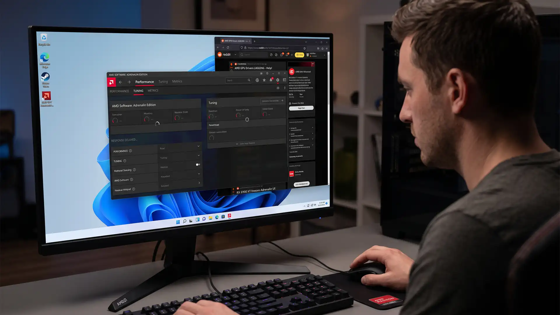 Пользователи AMD Radeon RX 6000 жалуются на зависания ПО AMD Adrenalin