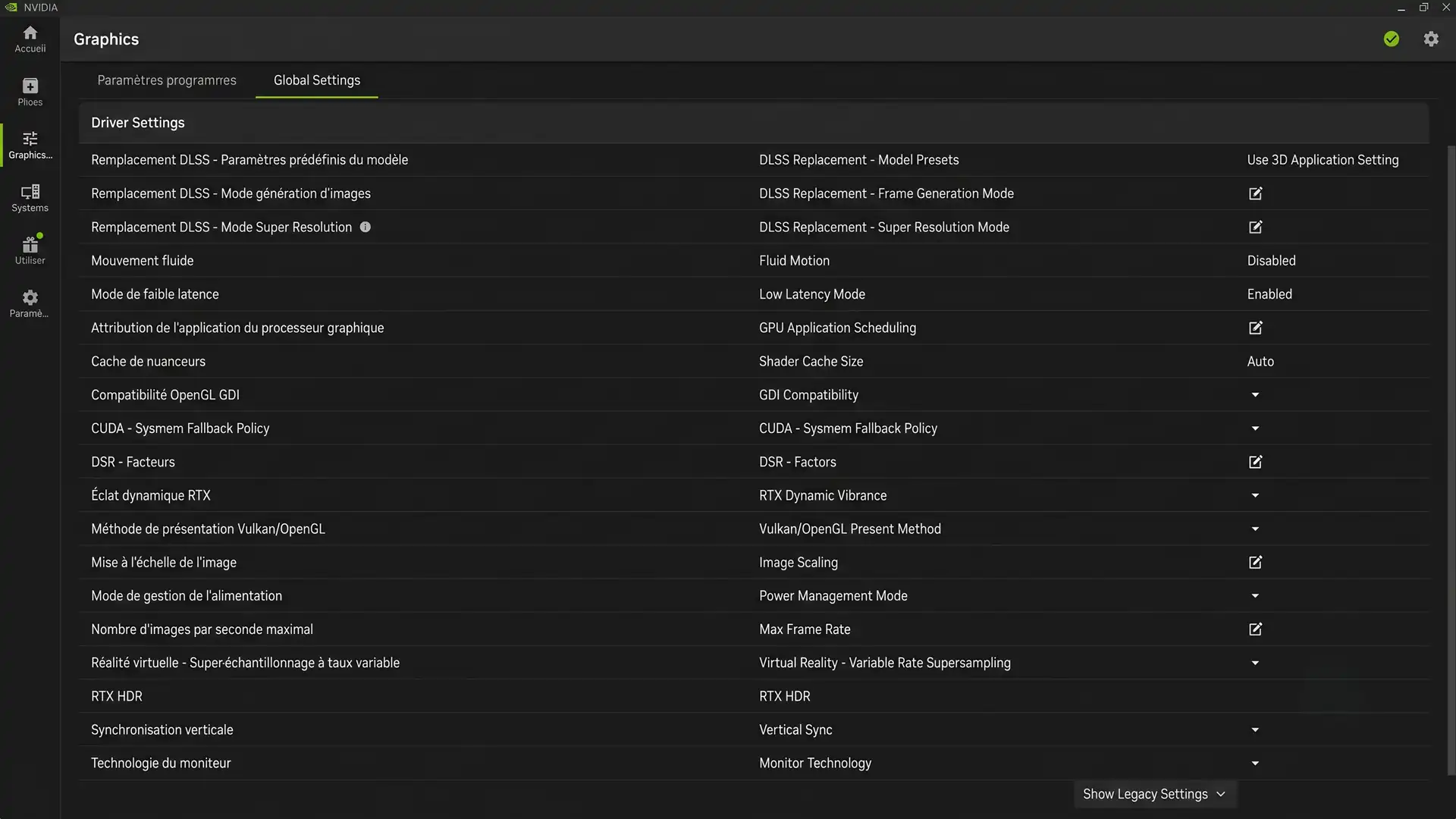 Оптимальная настройка технологий DLSS и Frame Generation в Nvidia App