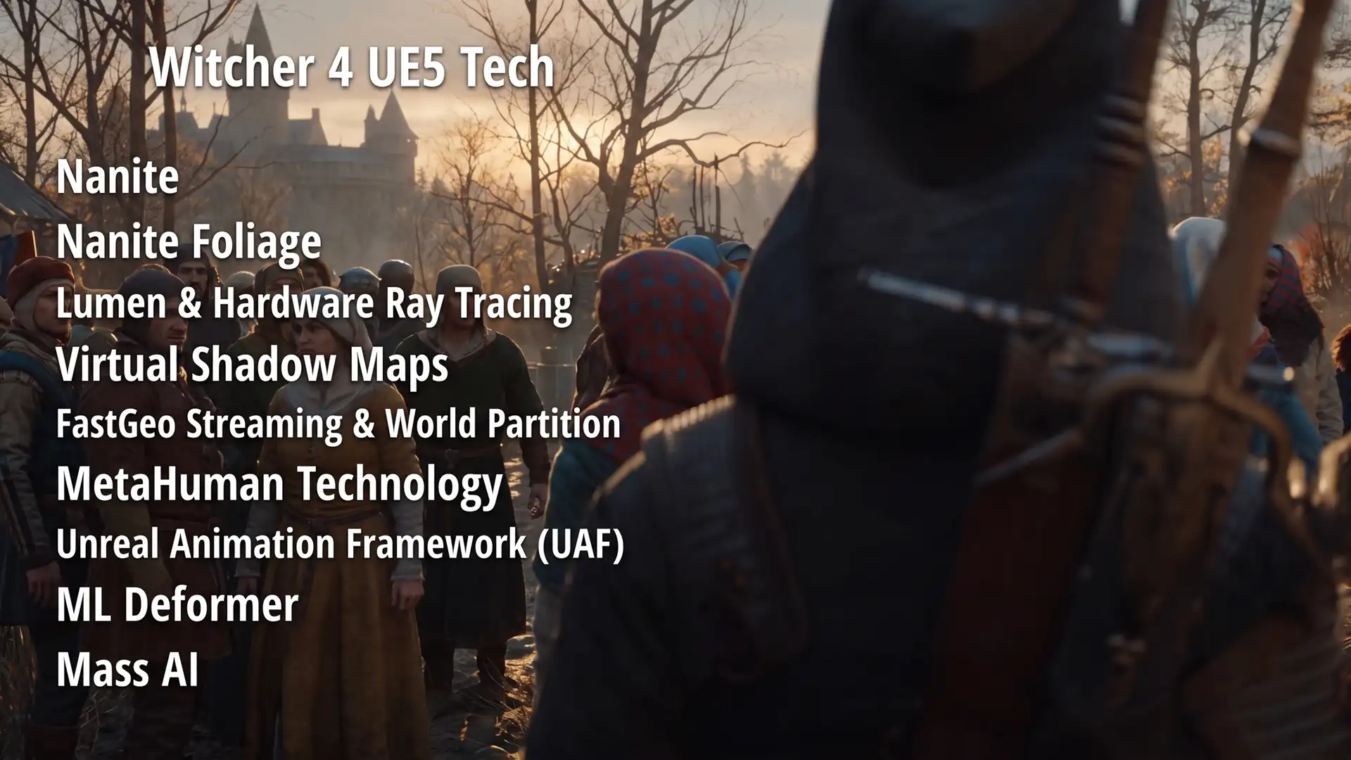 Unreal Engine 5 The Witcher 4 1 gpu