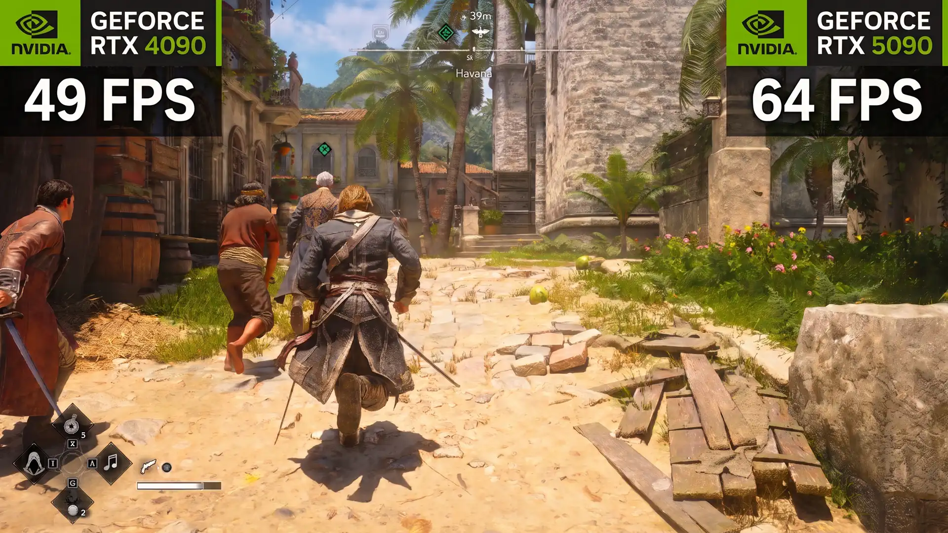 Только RTX 5090 смогла выдать 60 FPS в Assassin's Creed Black Flag Resynced в 4K