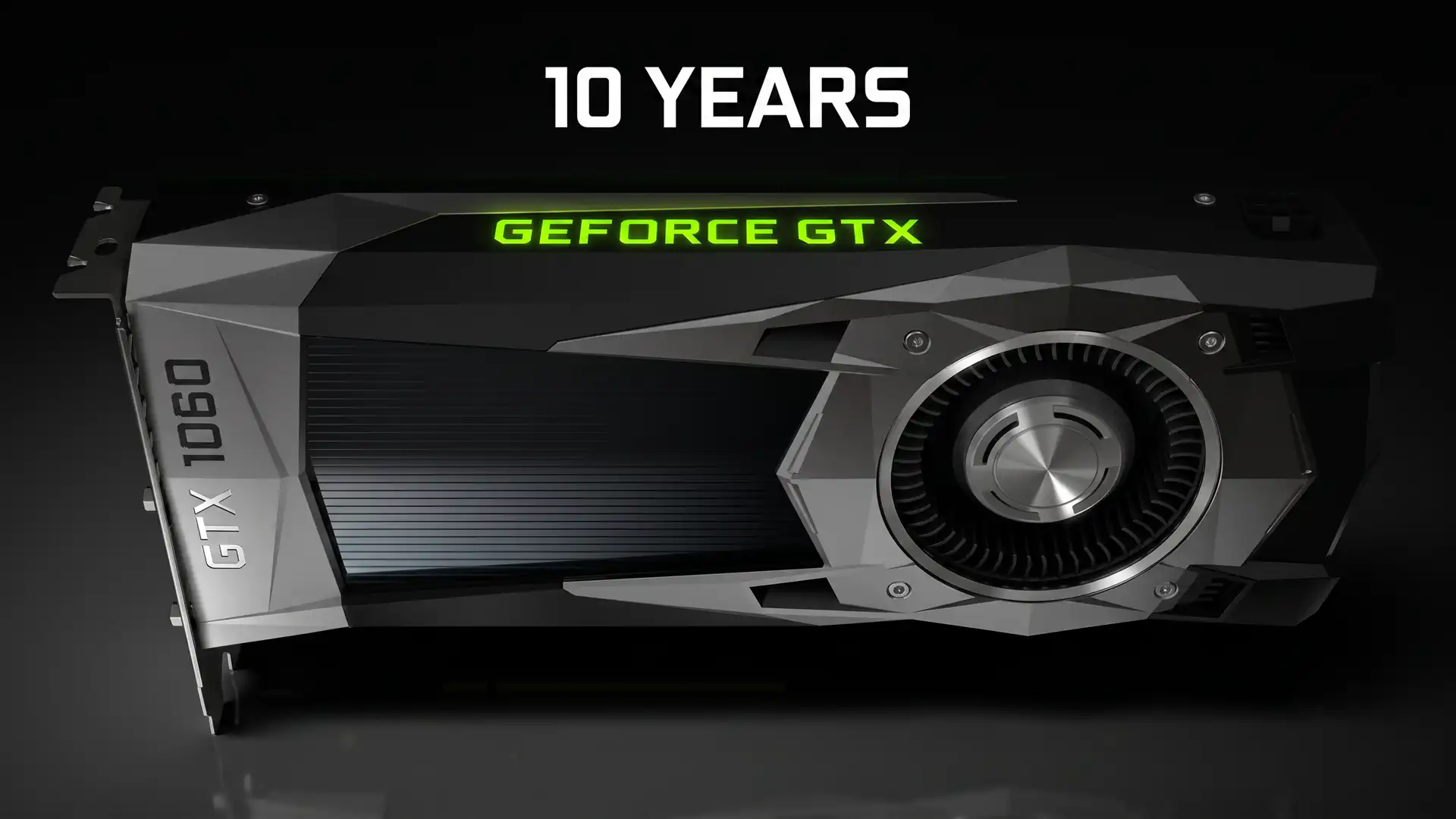 Исполнилось десять лет с момента выхода NVIDIA GeForce GTX 1060