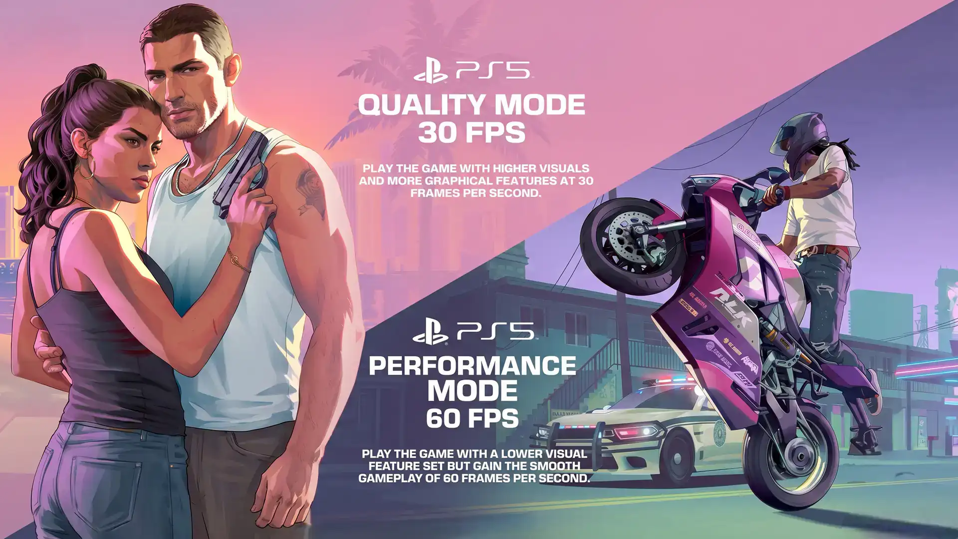 Grand Theft Auto 6 получит режимы Качества и Производительности на PlayStation 5