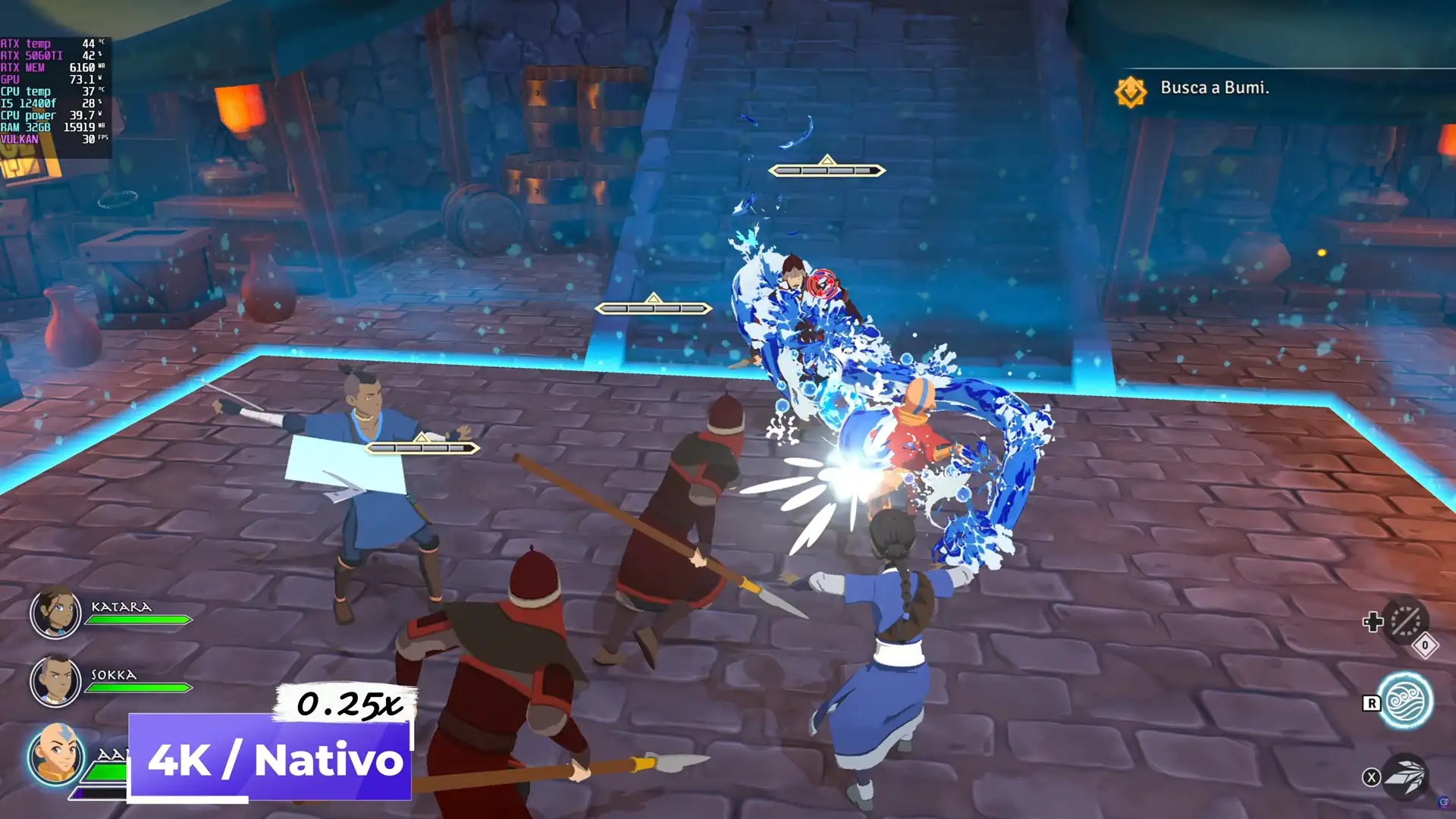 Тестирование Avatar Quest for Balance в 4K при 120 FPS на эмуляторе Nintendo Switch 