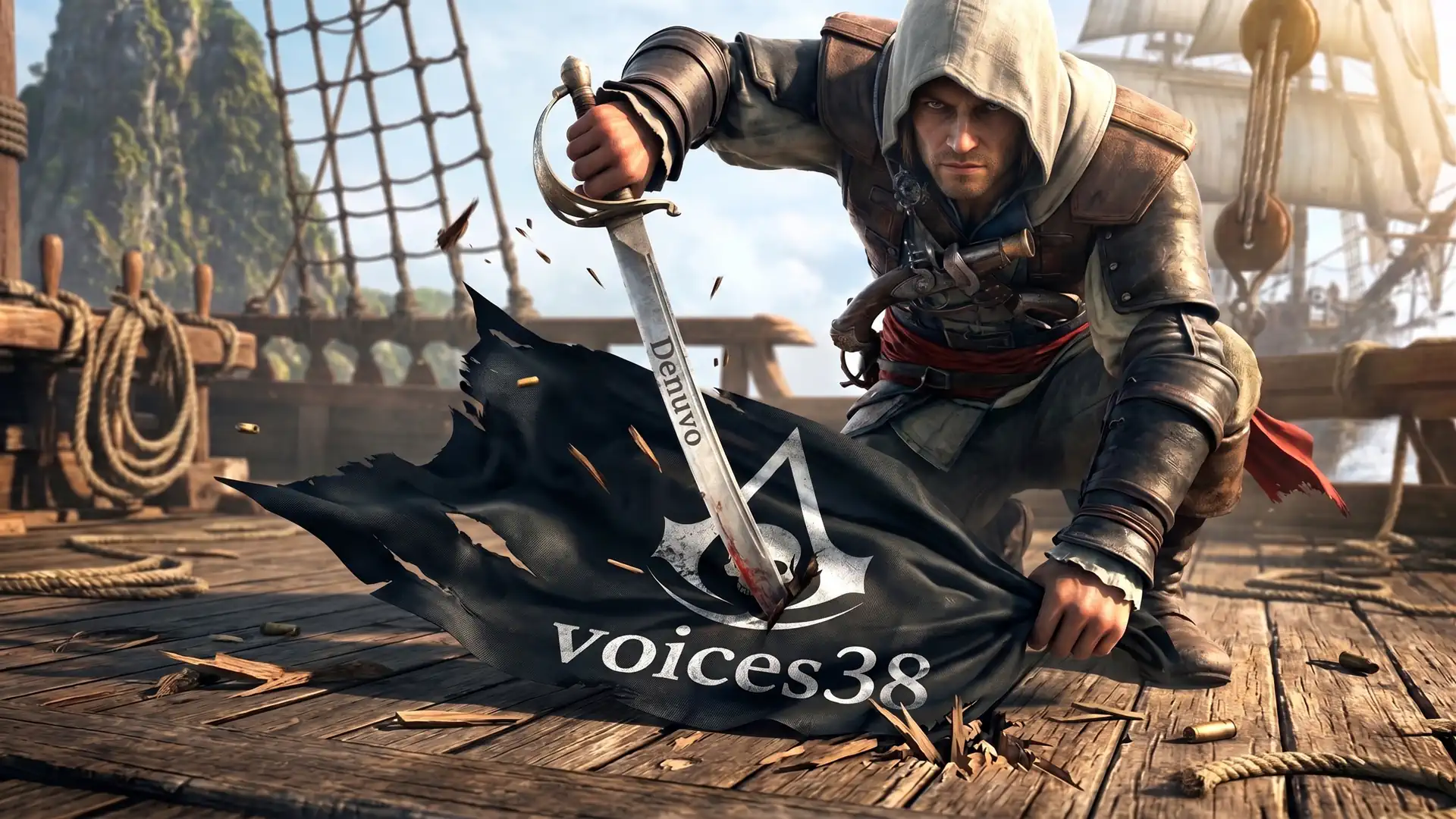 Усиленная Denuvo не позволит voices38 взломать Assassin’s Creed Black Flag Resynced