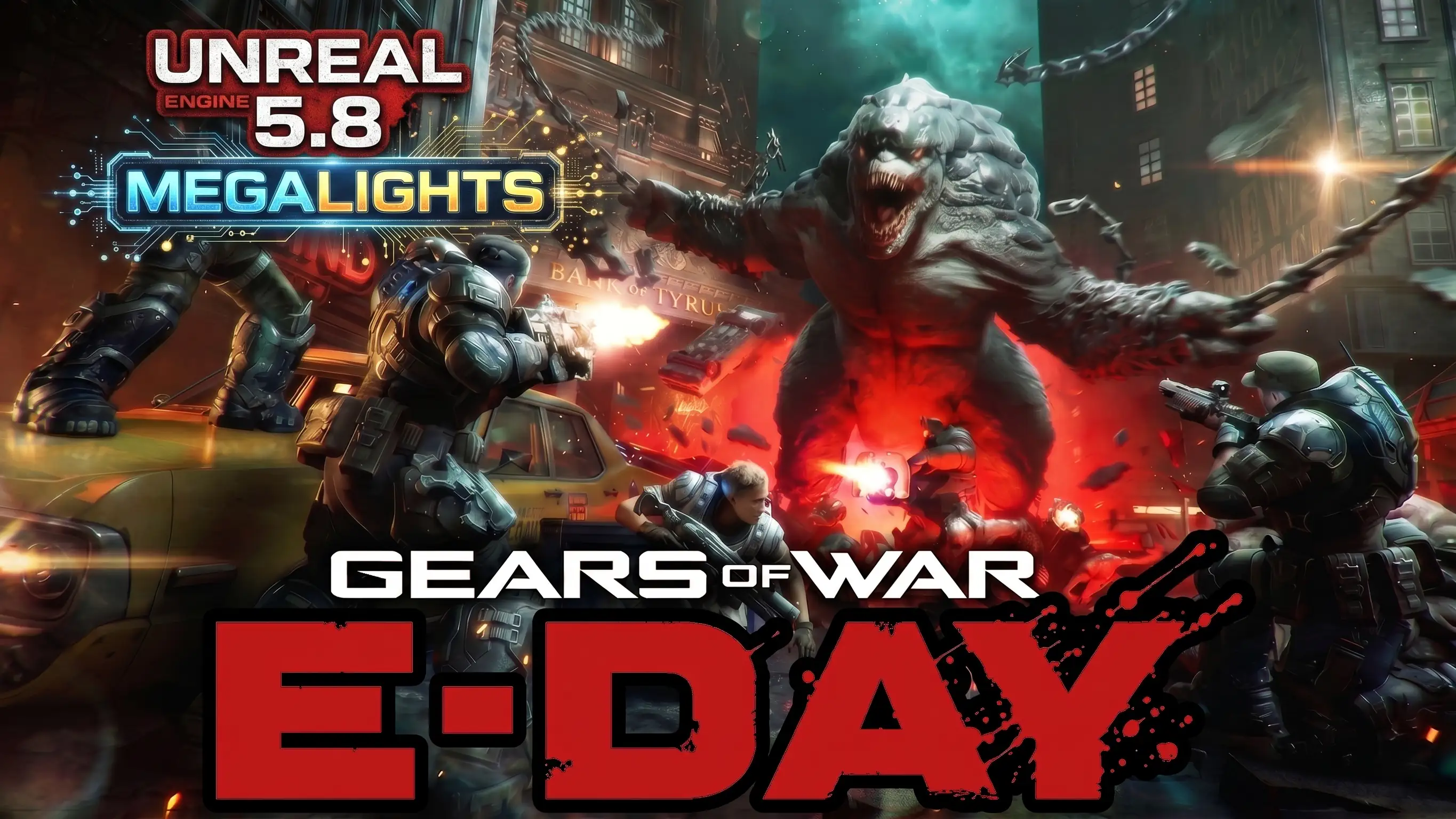Gears of War E Day станет первой игрой с технологией MegaLights