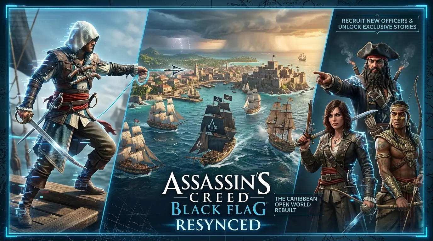 Assassin's Creed Black Flag Resynced получил трейлер с песней из отзывов игроков