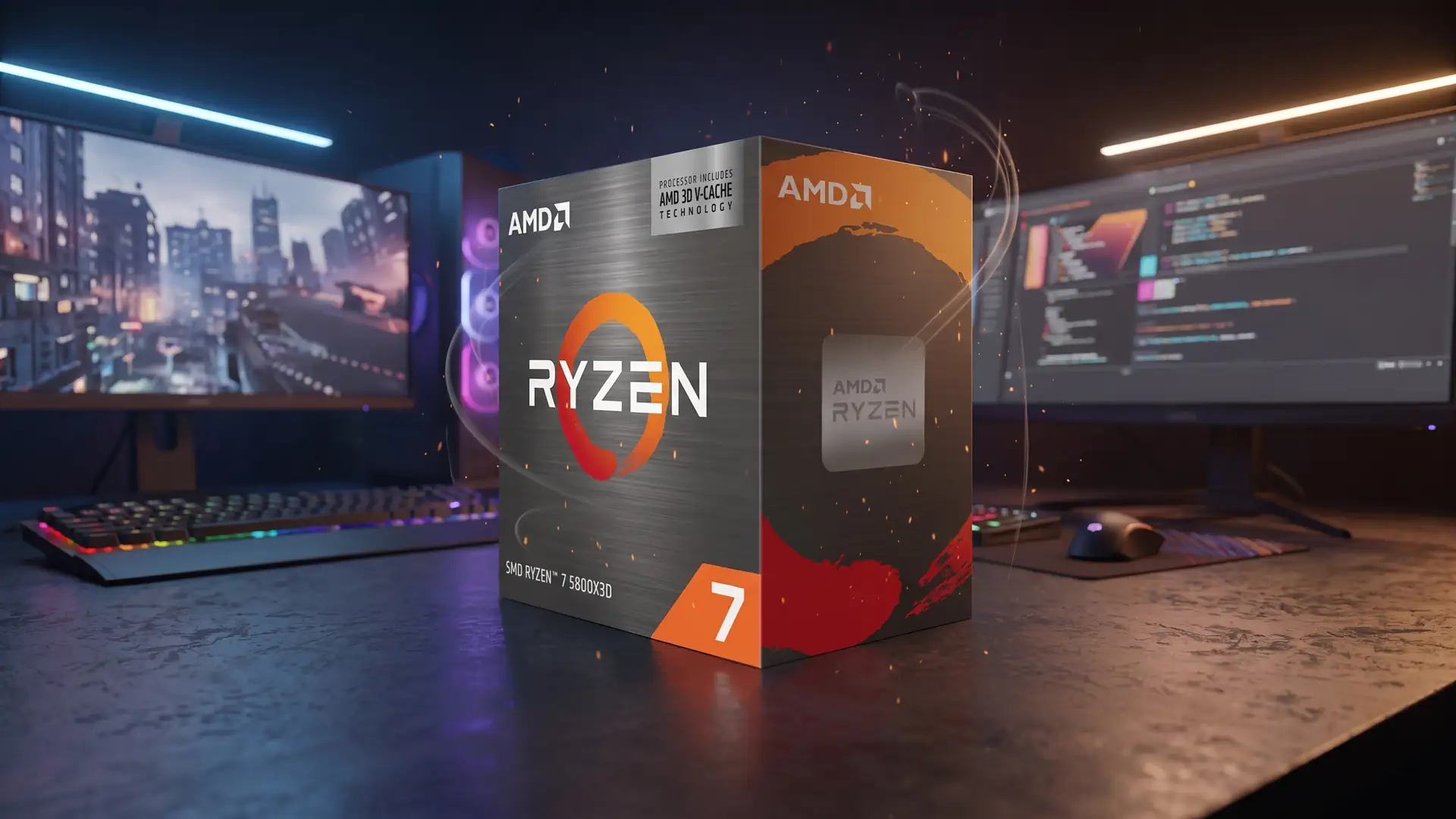 AMD официально перевыпустила процессор Ryzen 7 5800X3D в версии 10th Anniversary Edition