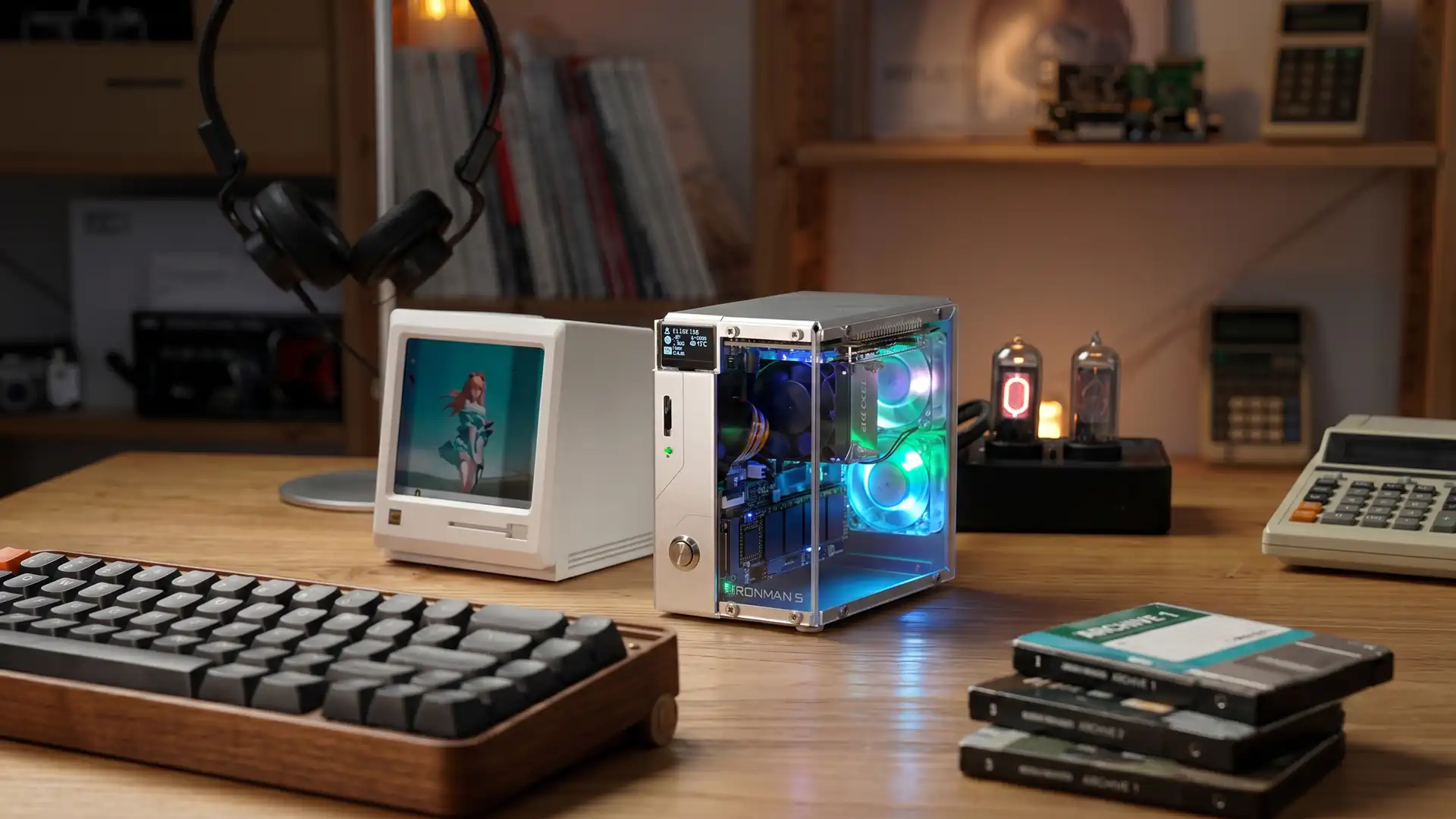 На базе Raspberry Pi 5 собрали полноценный мини ПК с NVMe и и OLED-дисплеем