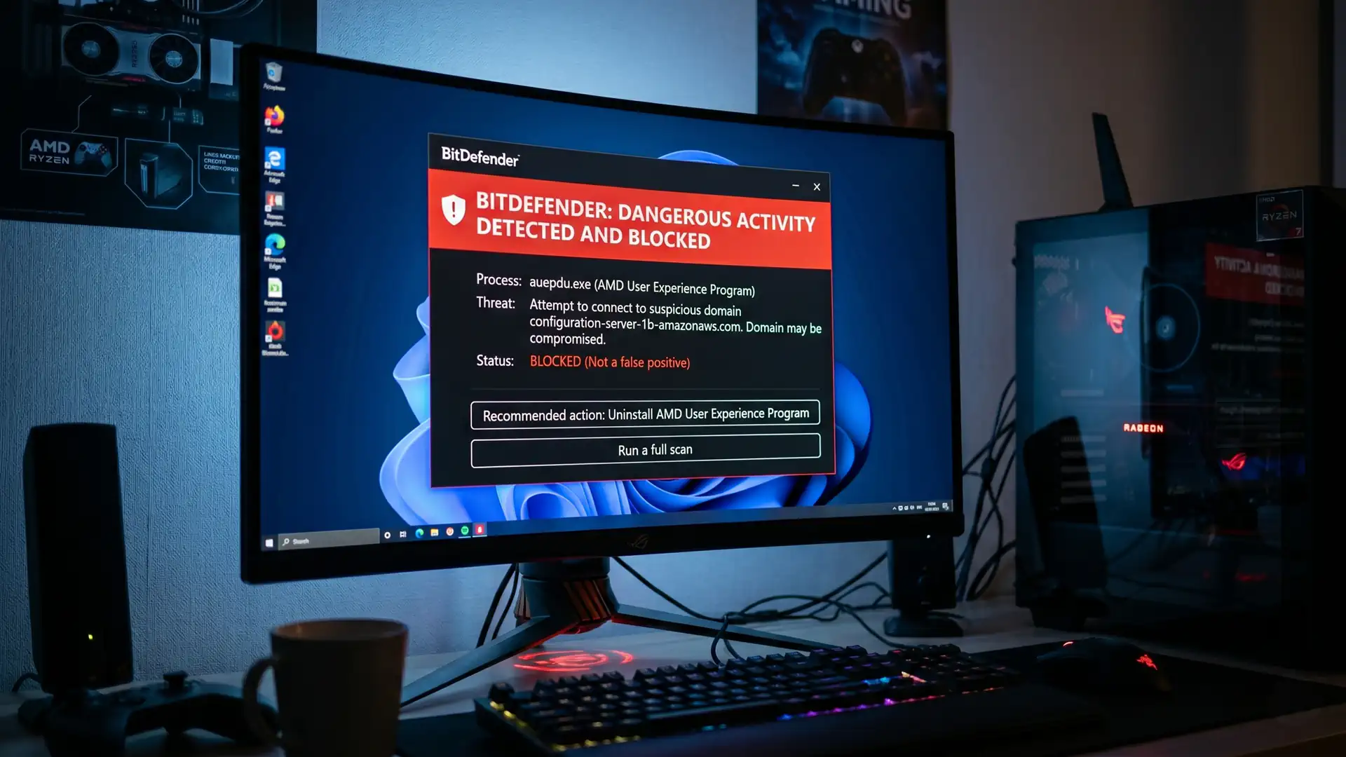 Телеметрия драйверов AMD связывается с крайне подозрительными доменами