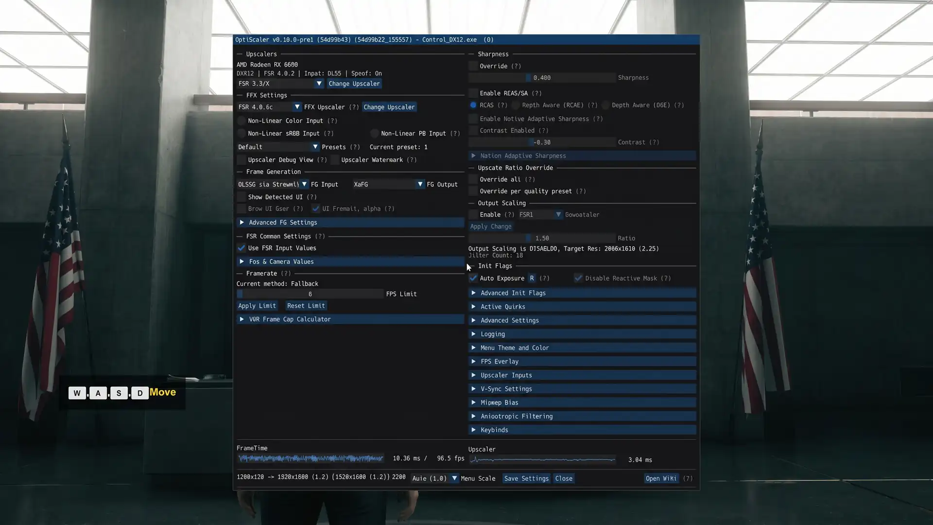 Тестирование FSR 4.1.1 против FSR 4.0.2c на видеокарте Radeon RX 6600