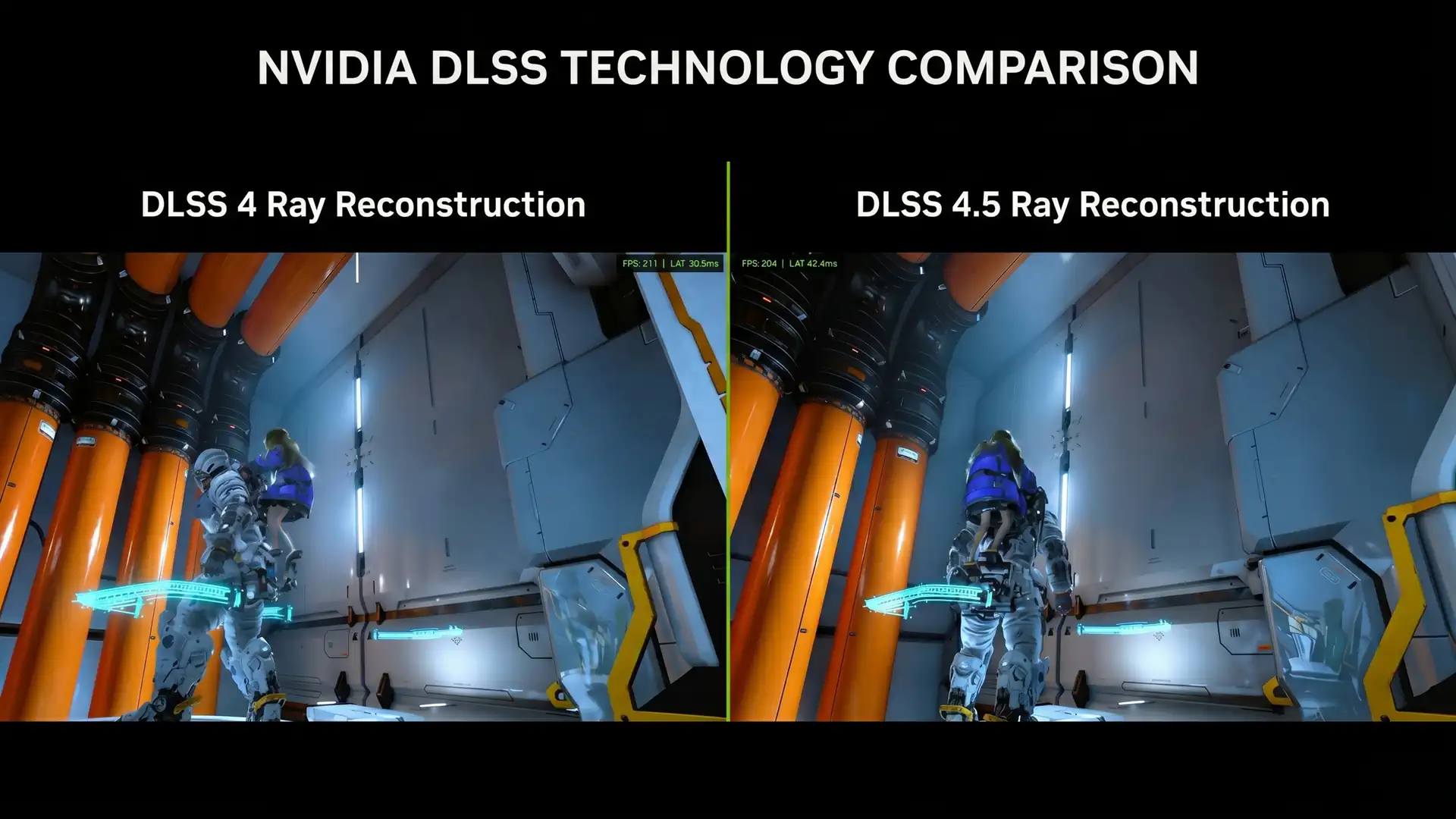 Первые тесты DLSS 4.5 с реконструкцией лучей показывают значительное снижение гоустинга