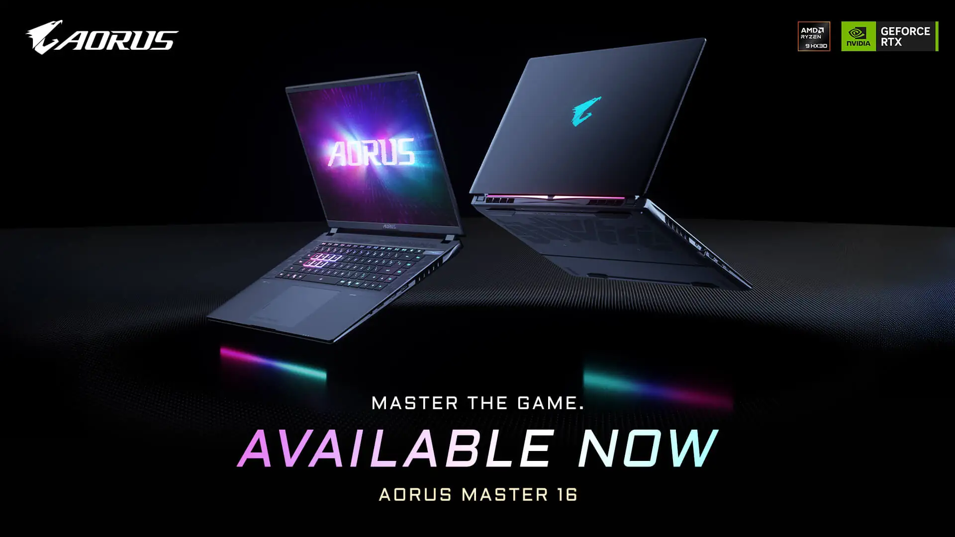 GIGABYTE представила флагманский ноутбук AORUS MASTER 16