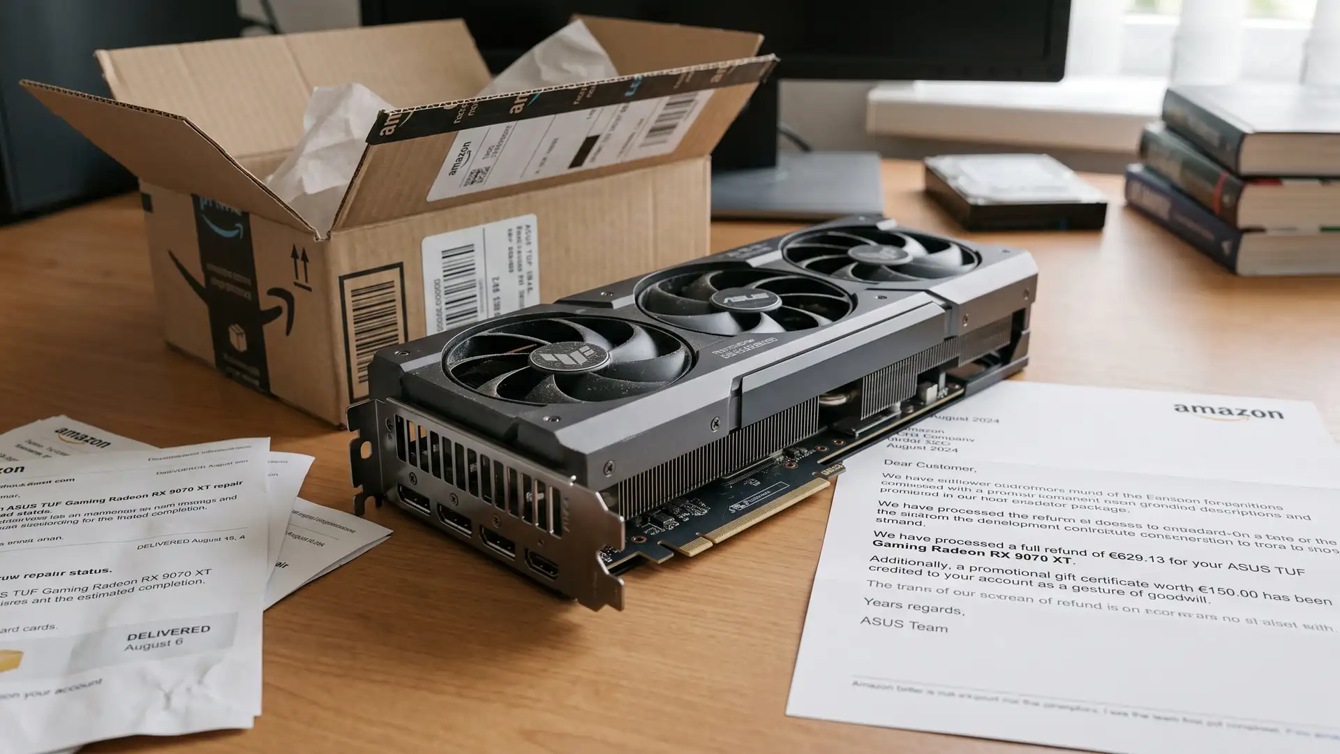Amazon вернул €629 за RX 9070 XT после жалобы покупателя и выплатил еще €150 компенсации