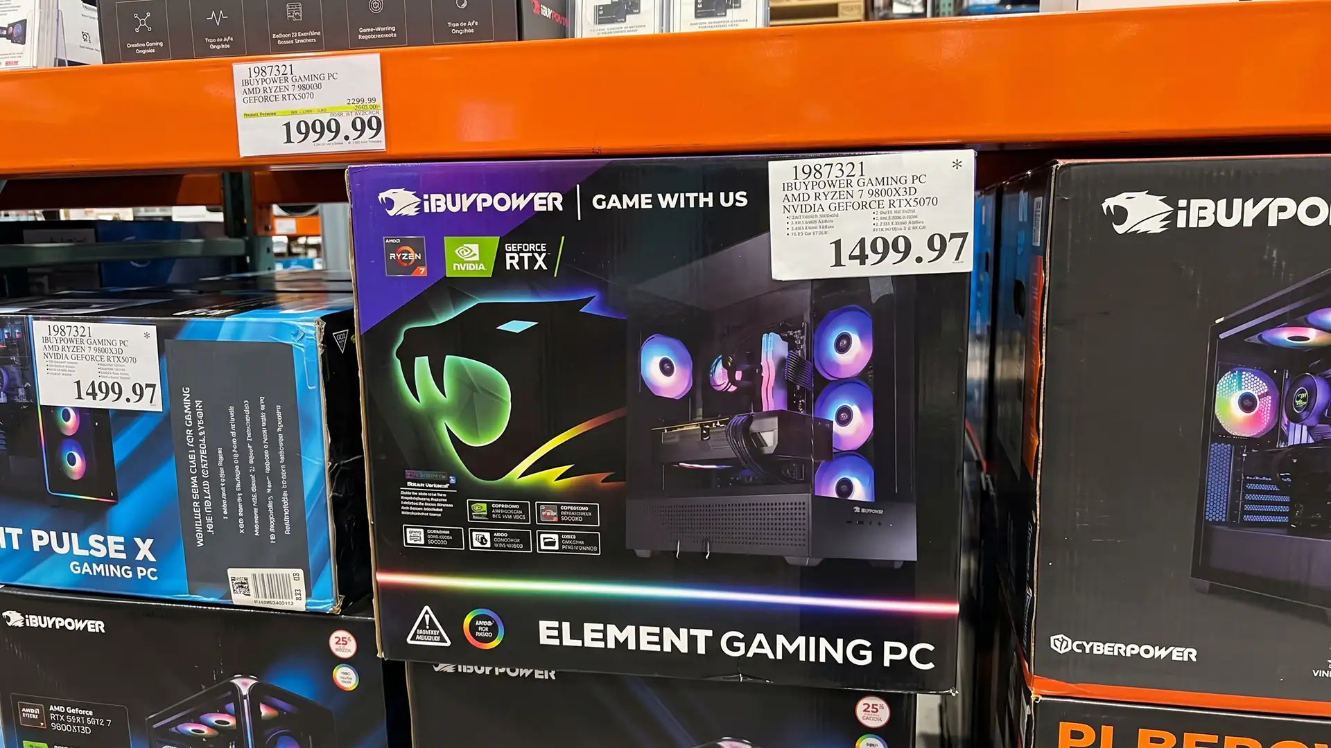 В Costco игровой ПК с Ryzen 7 9800X3D, RTX 5070, 32 ГБ DDR5 и 2 ТБ SSD уценили до $1499
