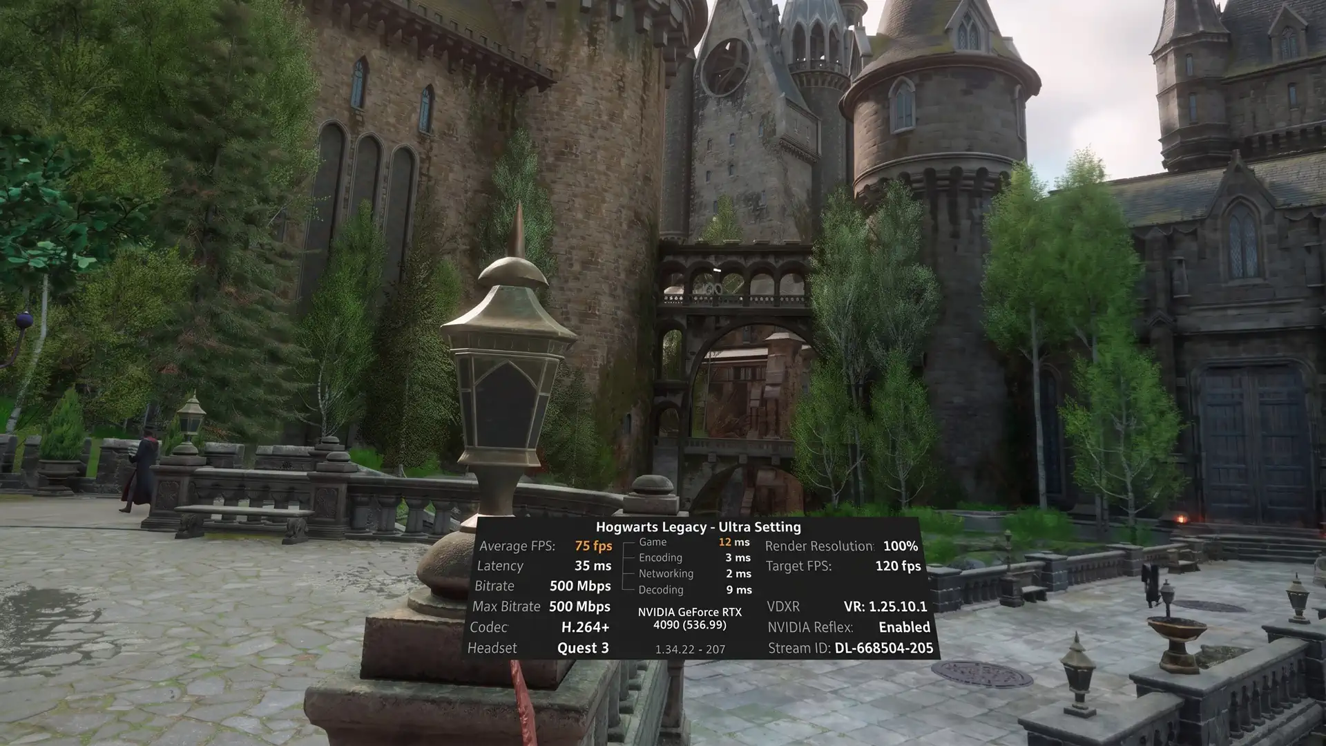 Фовеальный рендеринг CheekyFoveatedDLSS для DLSS увеличил FPS в Hogwarts Legacy на 30%
