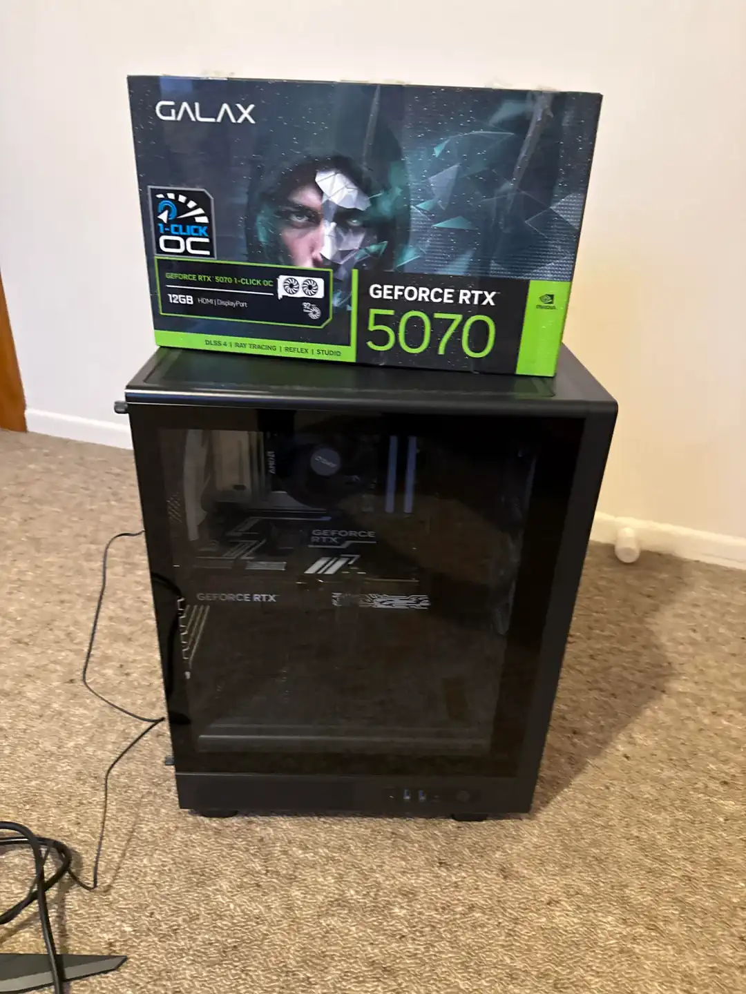 just upgraded from a gtx1650 to a 5070 v0 qbu0vwanztph1 gpu