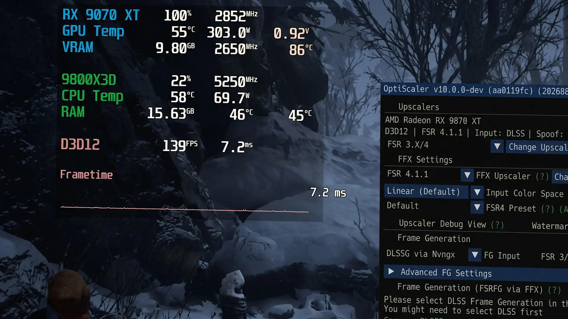 FreeSync на RX 9070 XT мерцает при Frame Generation даже на стабильных 160 FPS