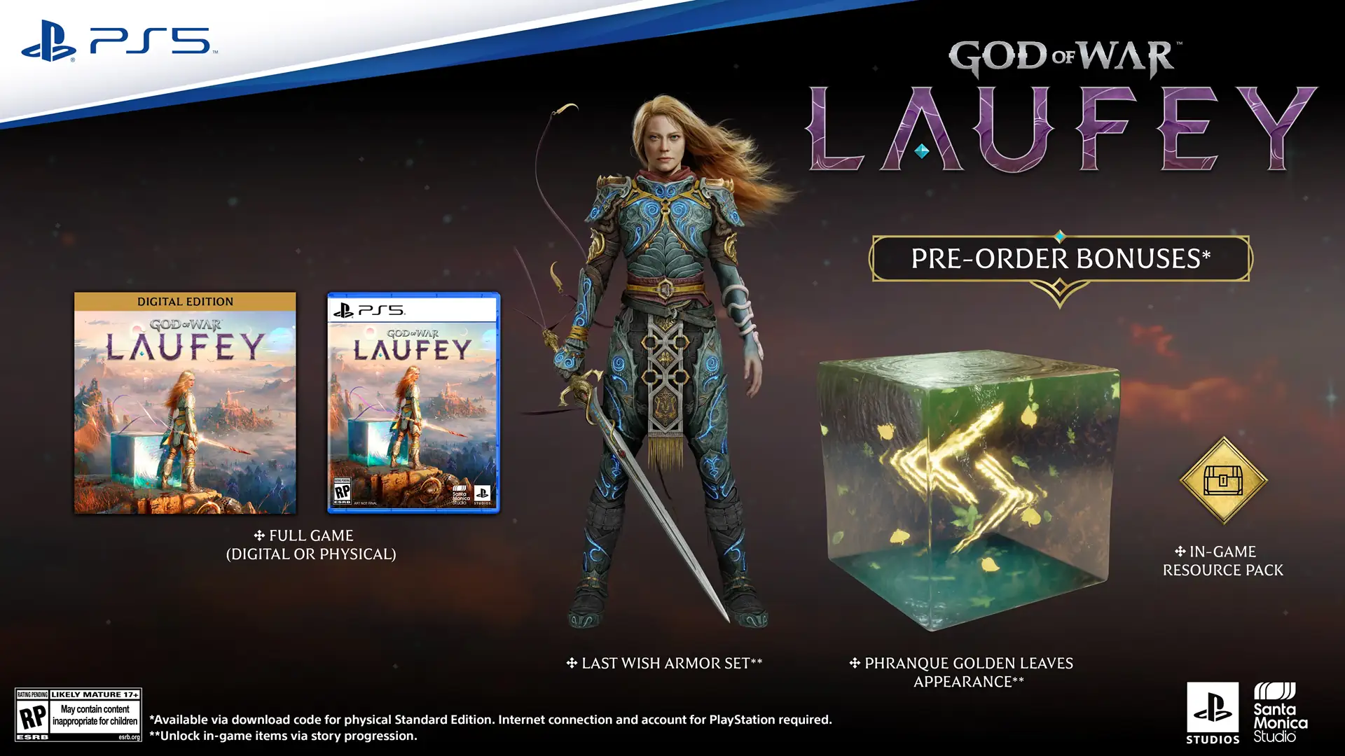 Компания Sony открывает предварительные заказы на игру God of War Laufey