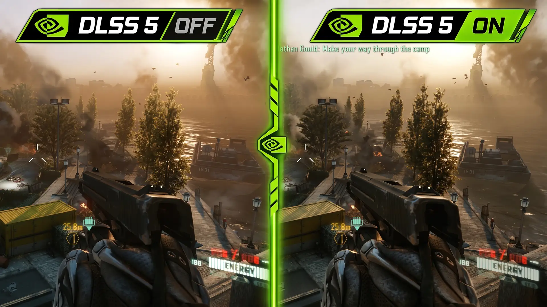 DLSS 5 улучшил графику Crysis 2 Remastered с реконструкцией мелких деталей